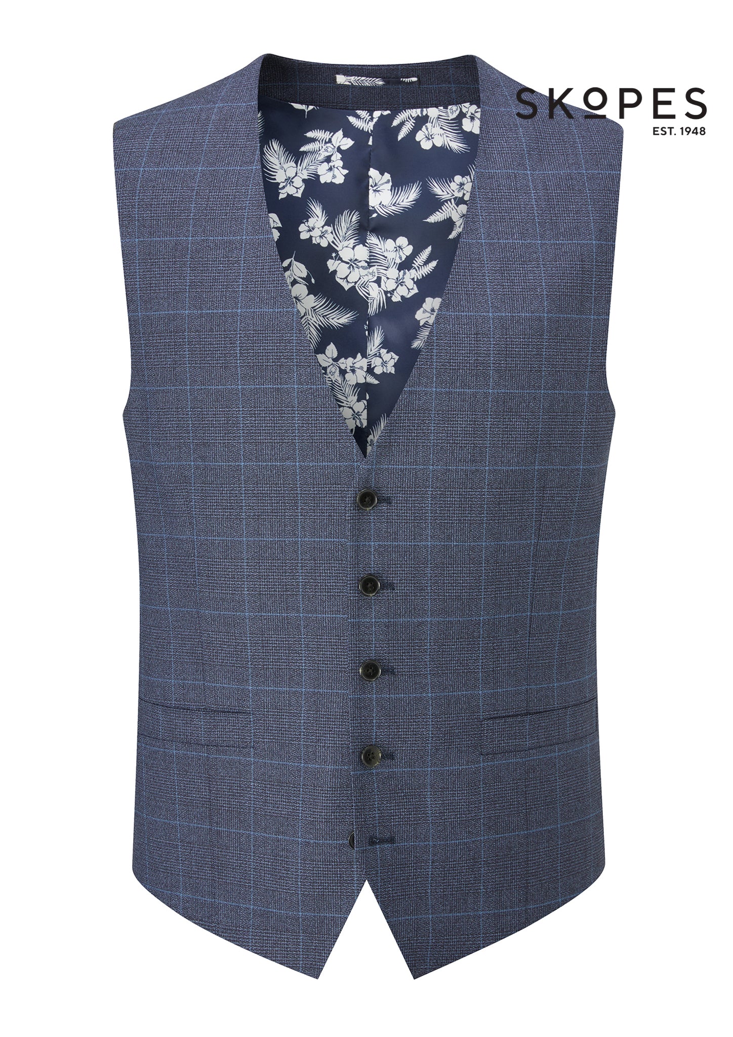 Anello Suit Blue Check