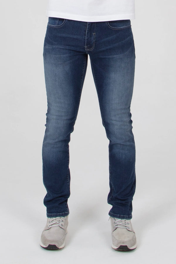 Mish Mash Tapered Fit Hyper FLEX Mid Sandblast Jeans