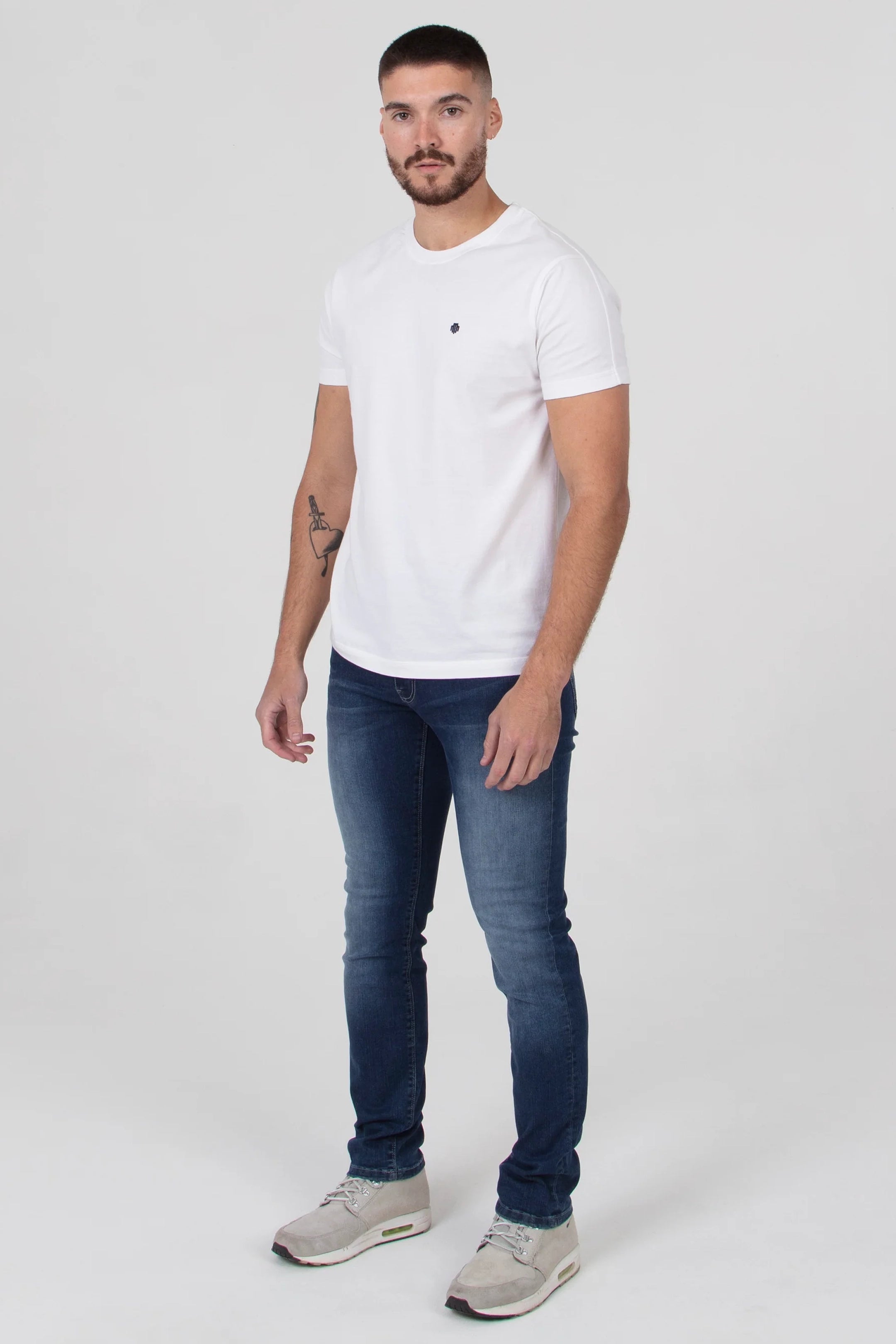 Mish Mash Tapered Fit Hyper FLEX Mid Sandblast Jeans