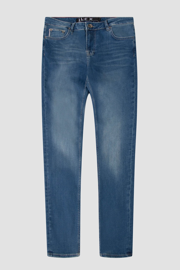 Mish Mash Tapered Fit Hyper FLEX Sandblast Jeans