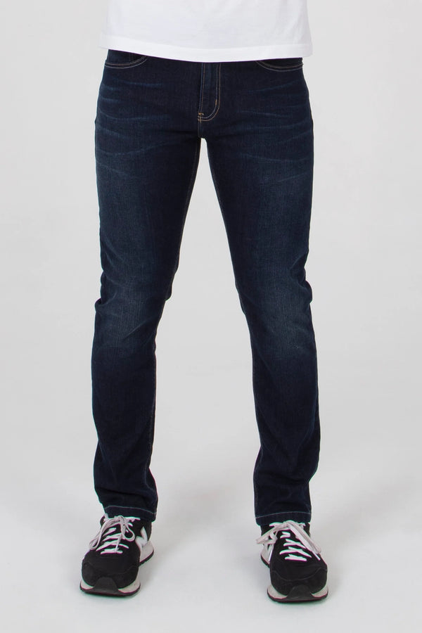 Mish Mash Tapered Fit Mid Stretch Lot XX Dark Stretch Jeans