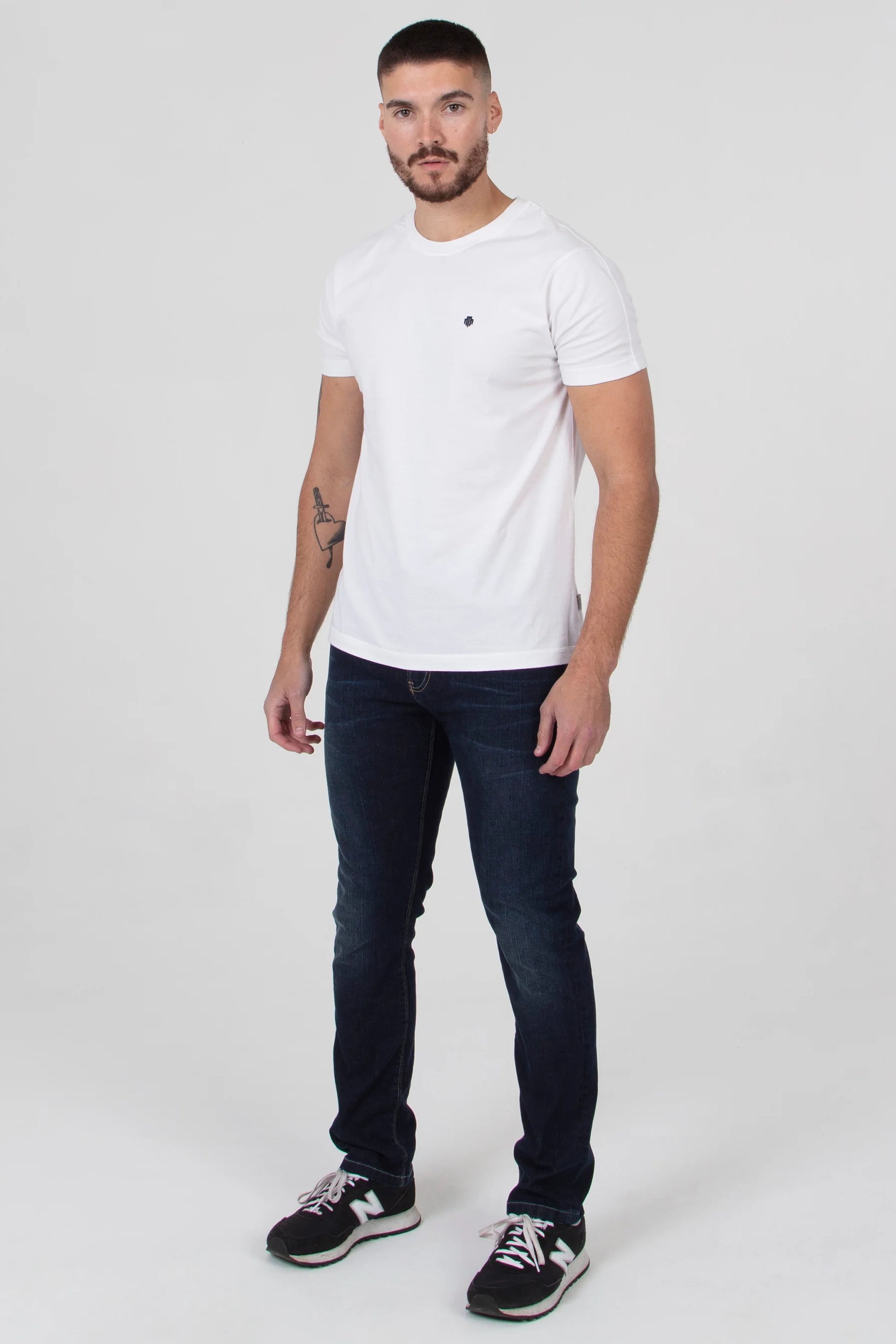 Mish Mash Tapered Fit Mid Stretch Lot XX Dark Stretch Jeans