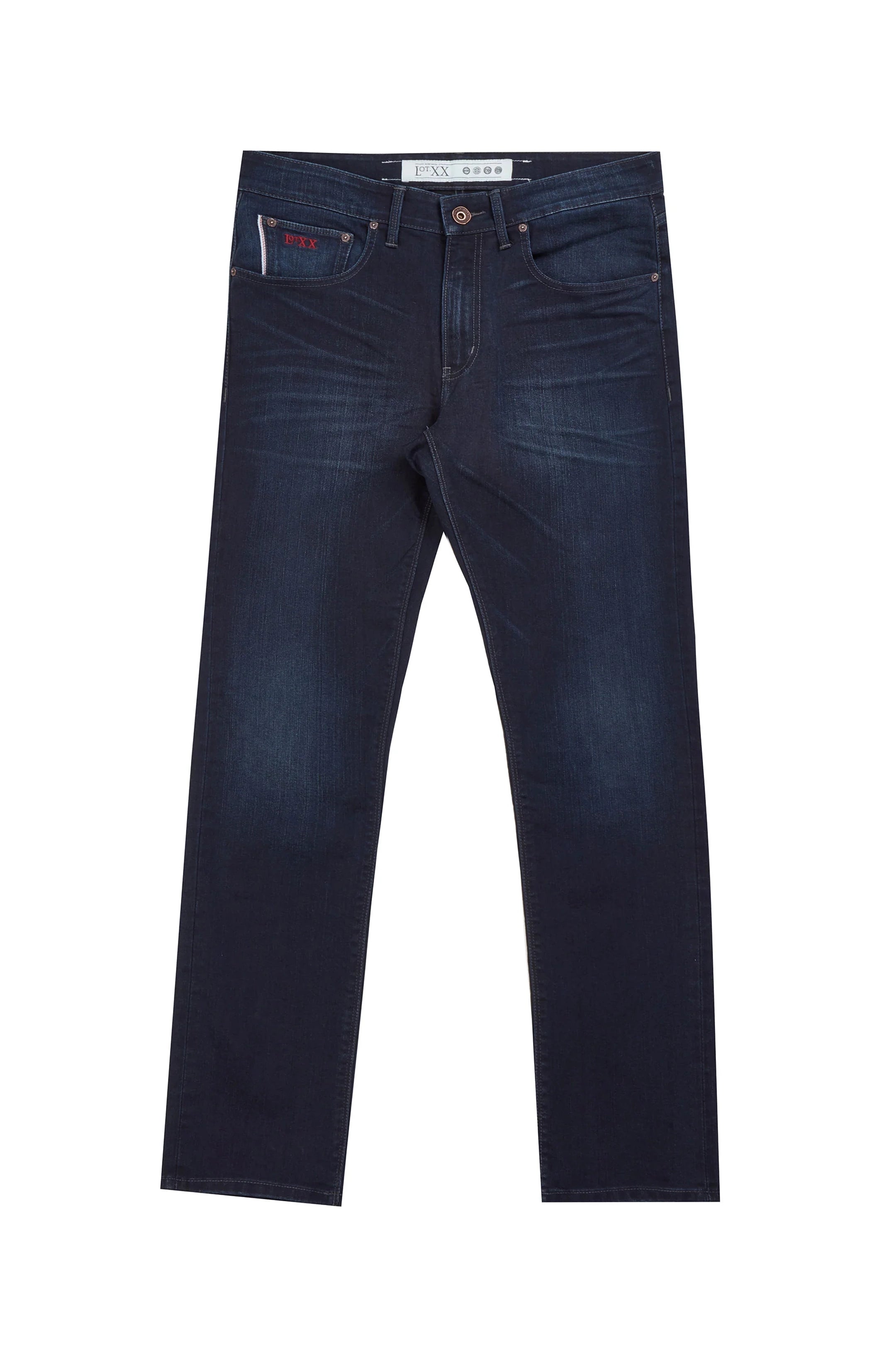 Mish Mash Tapered Fit Mid Stretch Lot XX Dark Stretch Jeans