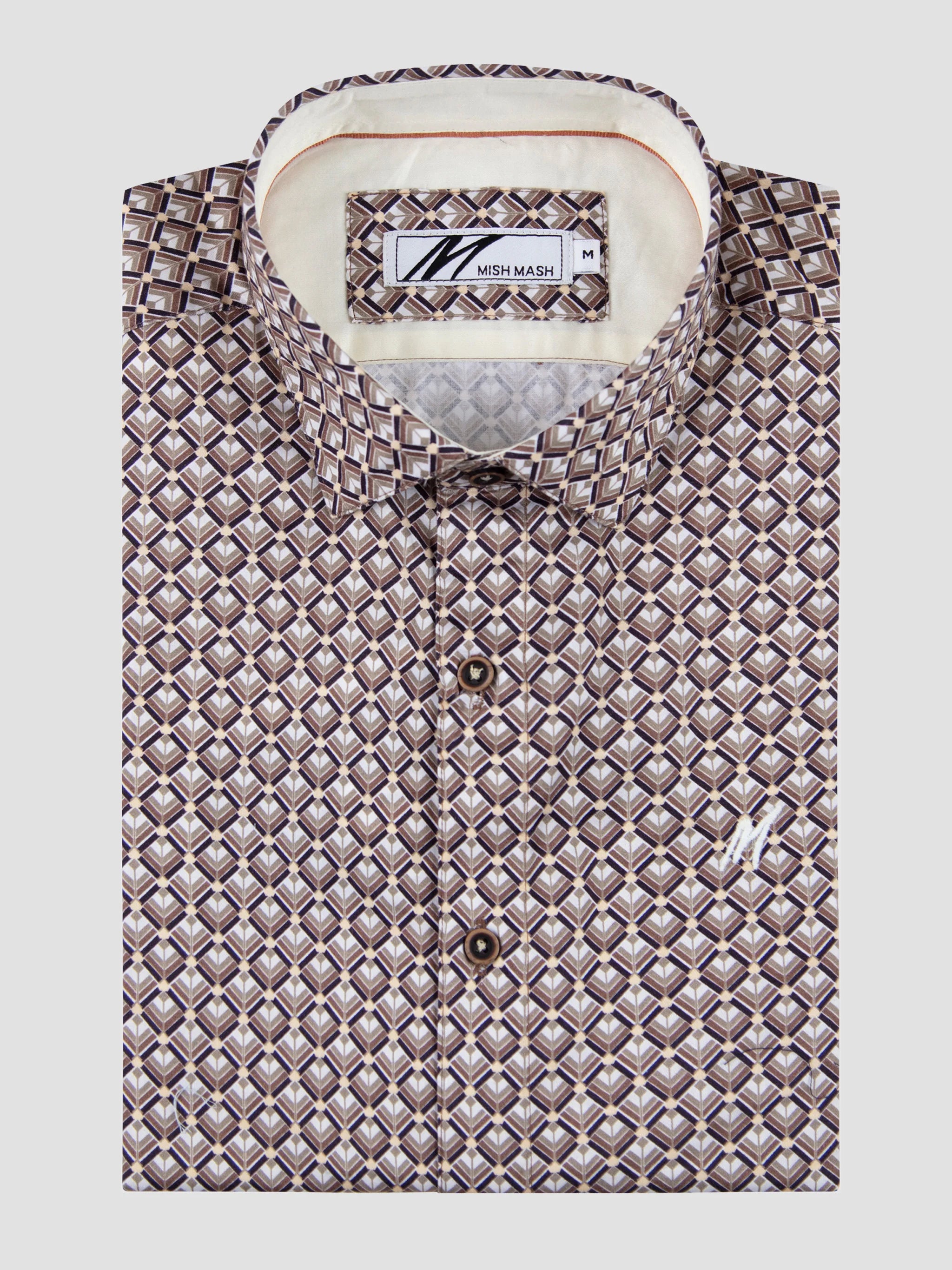 Mish Mash Shoal Gardenia Short Sleeve Shirt