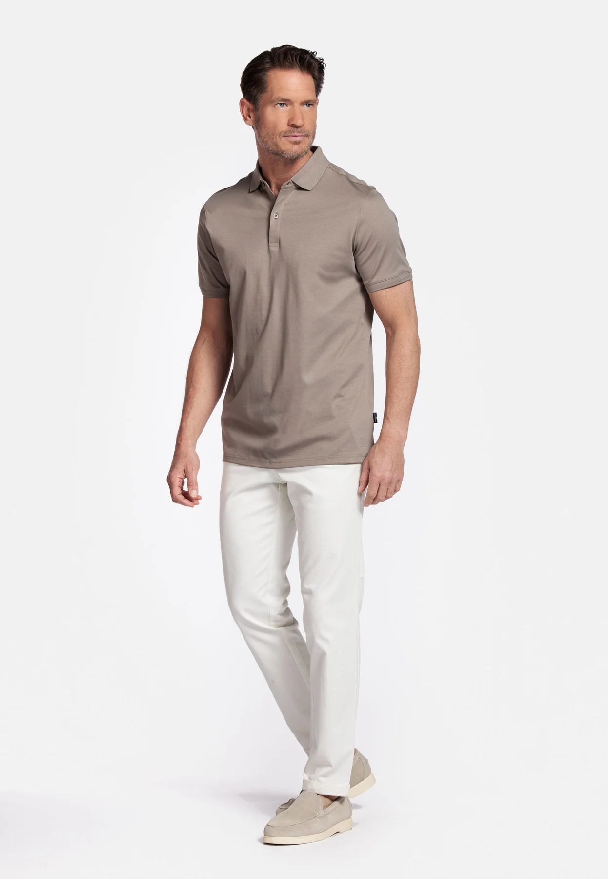 Giordano Short Sleeve Plain Tan Polo