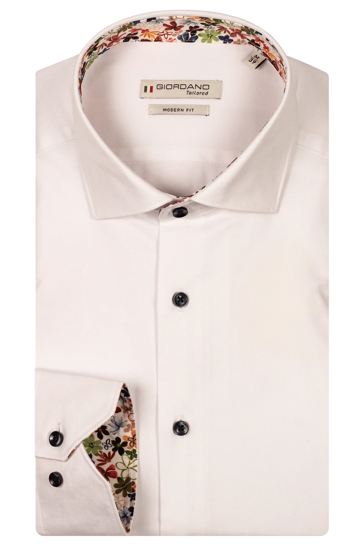 Giordano Long Sleeve White Shirt