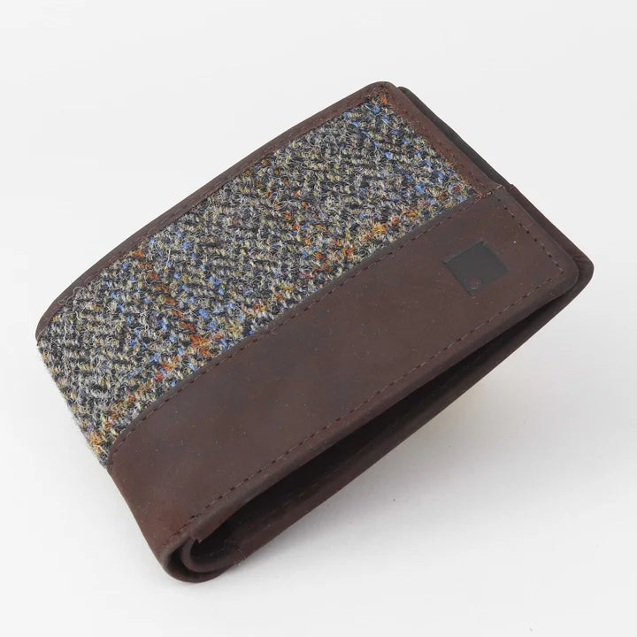 Brown Harris Tweed Wallet