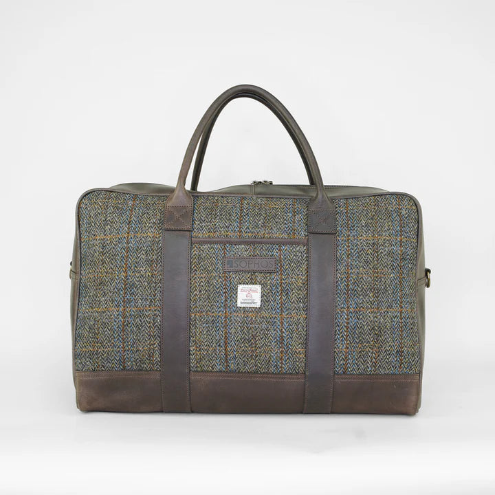Brown Harris Tweed Holdall