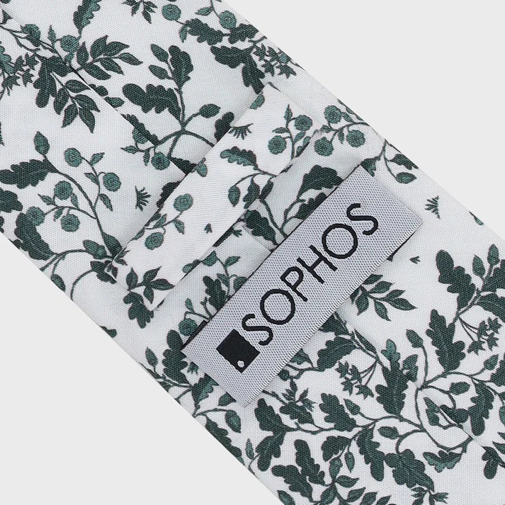 White Heritage Print Tie and Pocket Square Set