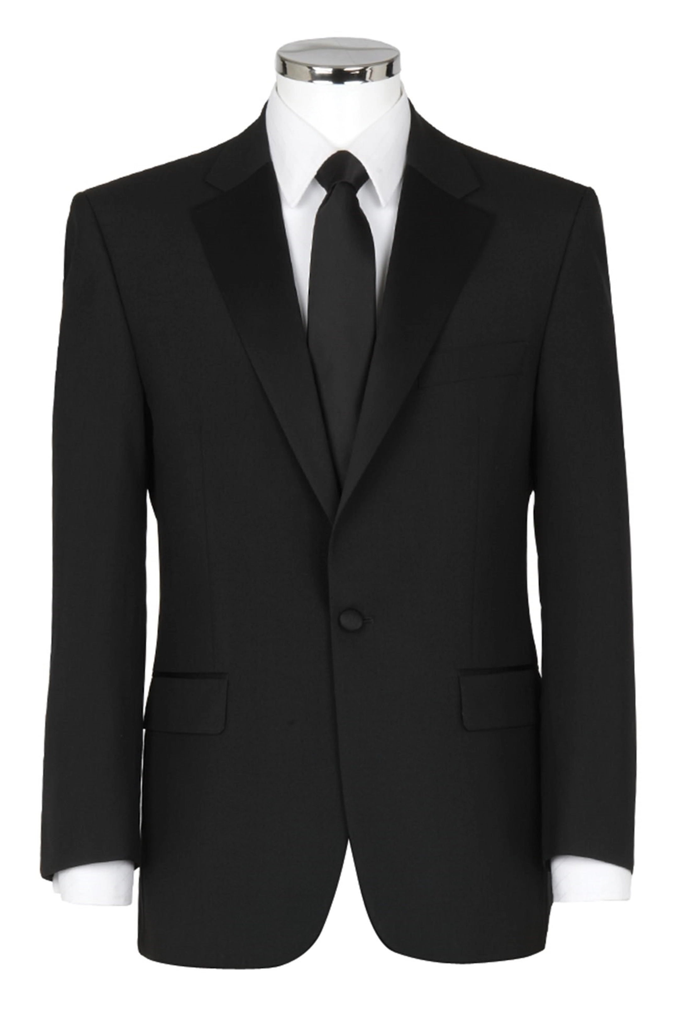 Black Classic Fit Dinner Suit