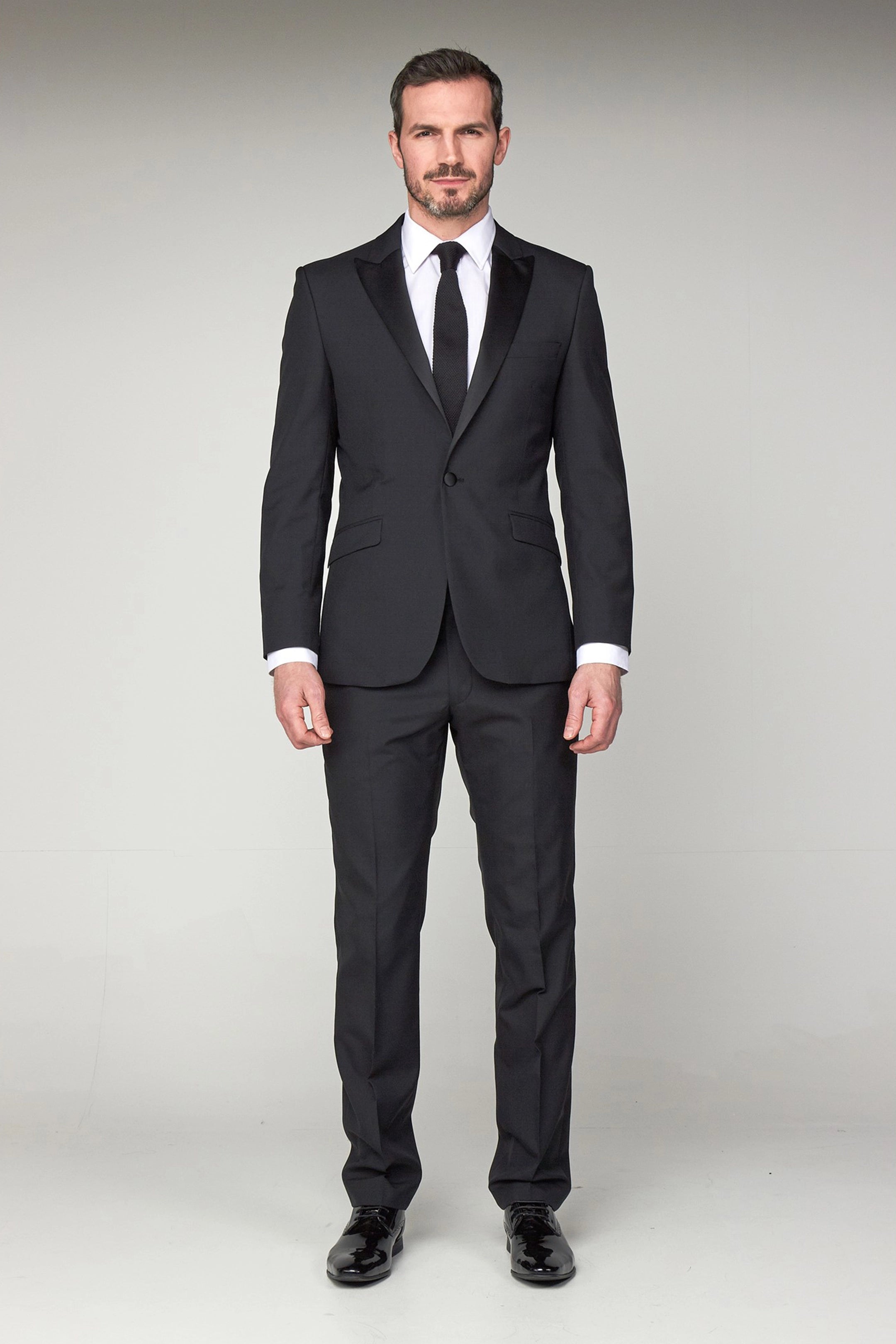 Black Slim Fit Dinner Suit