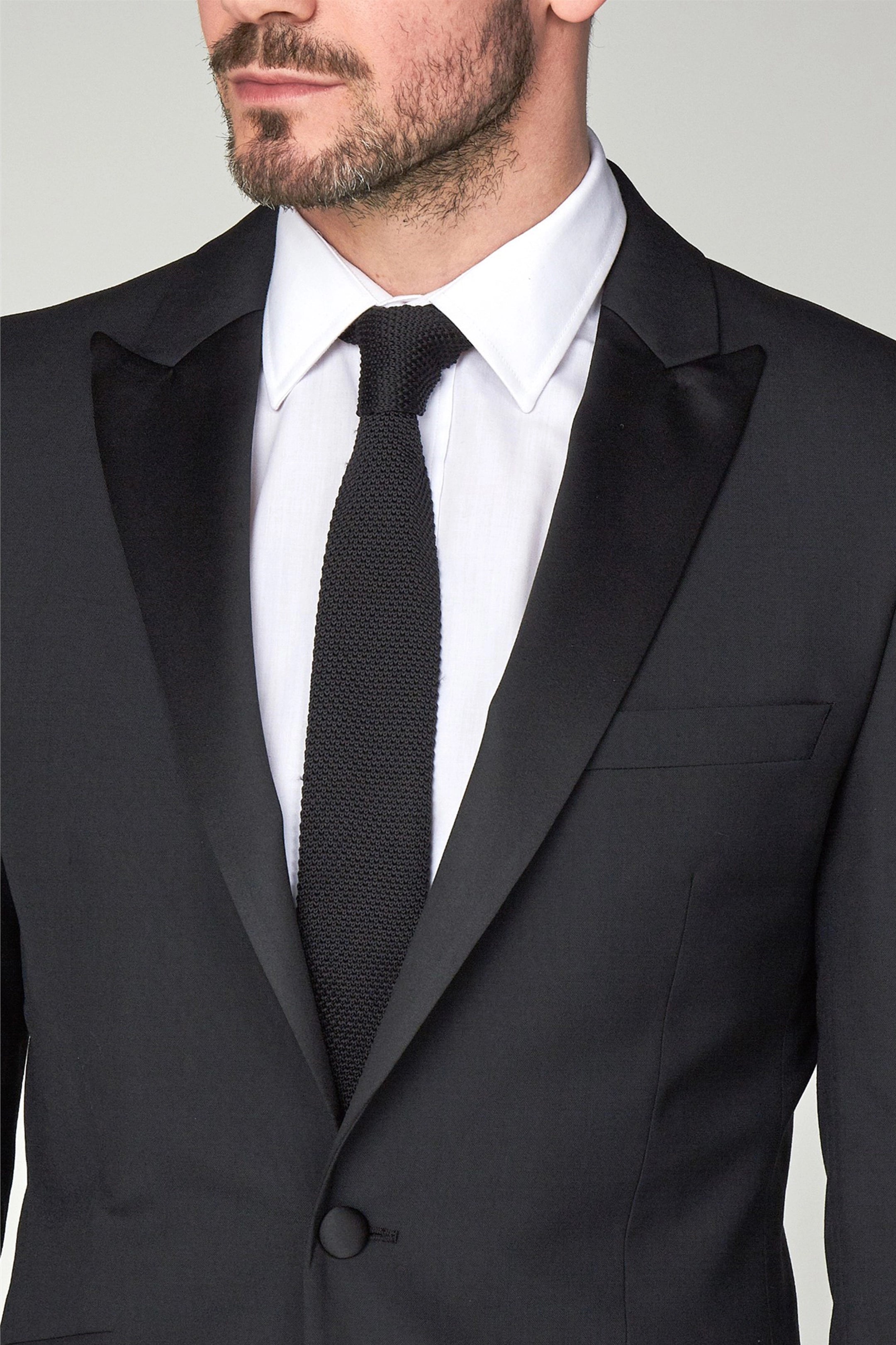 Black Slim Fit Dinner Suit