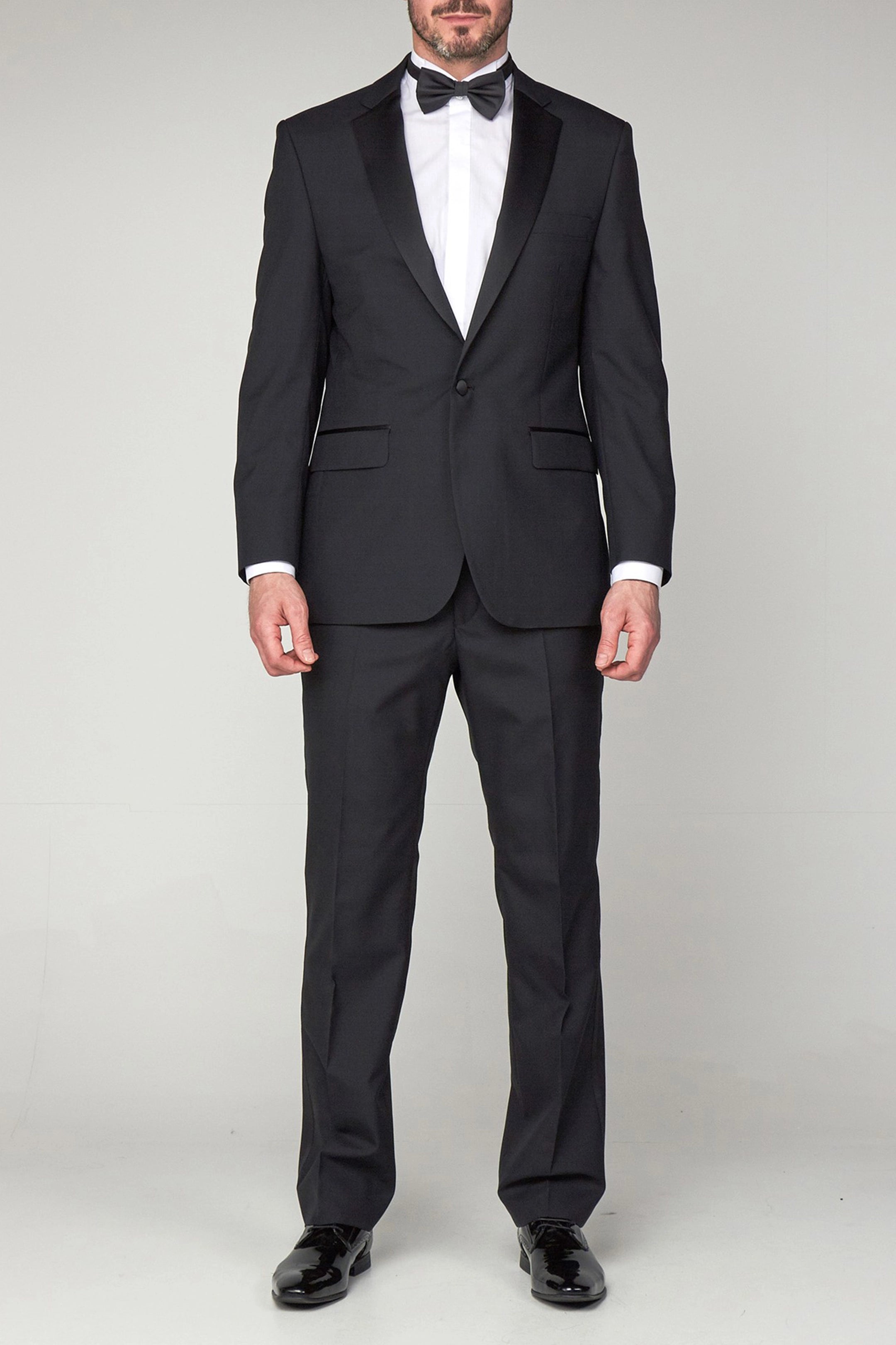 Black Classic Fit Dinner Suit