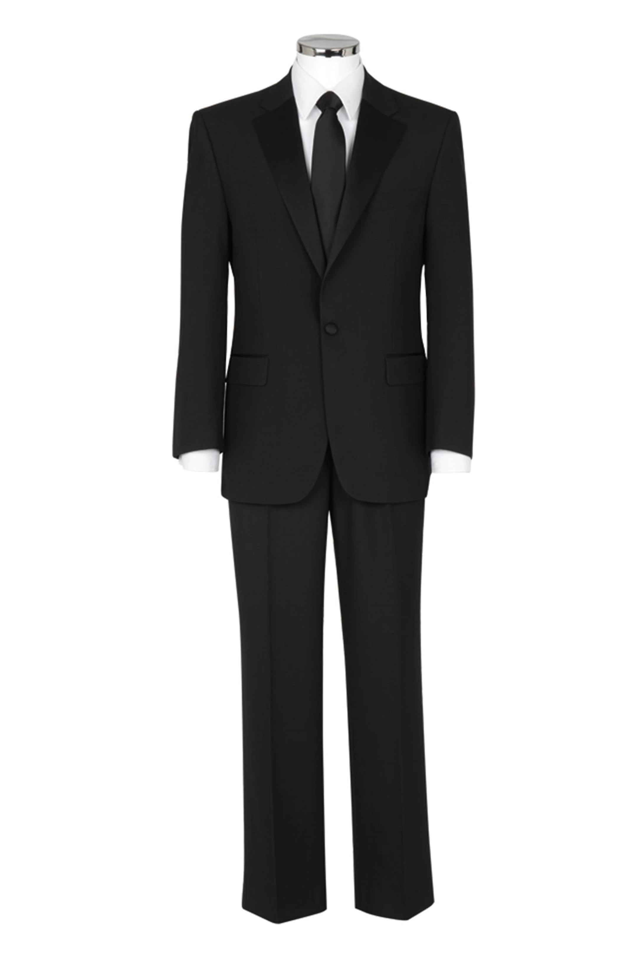 Black Classic Fit Dinner Suit