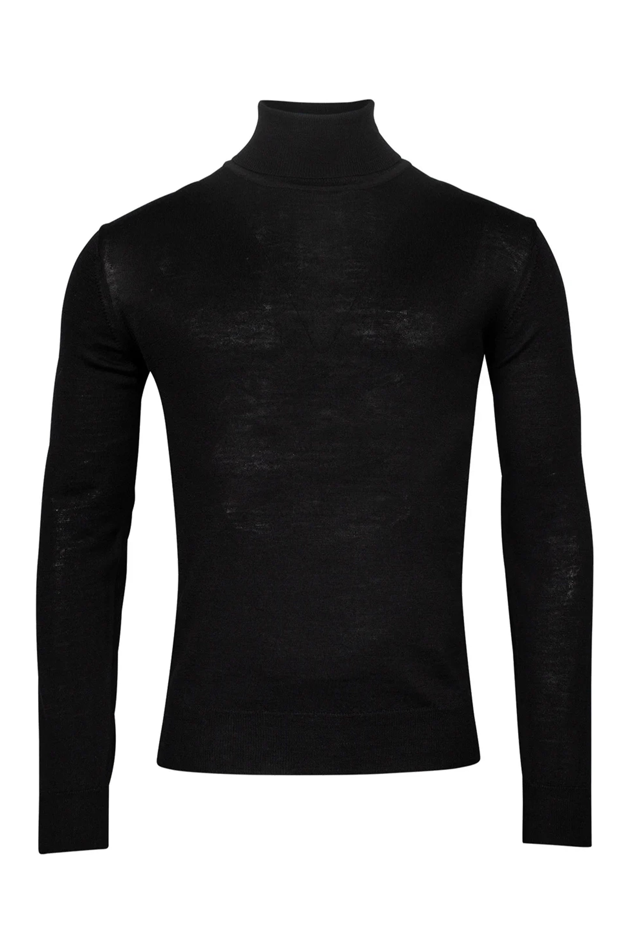 Baileys Wool High Neck Black Pullover