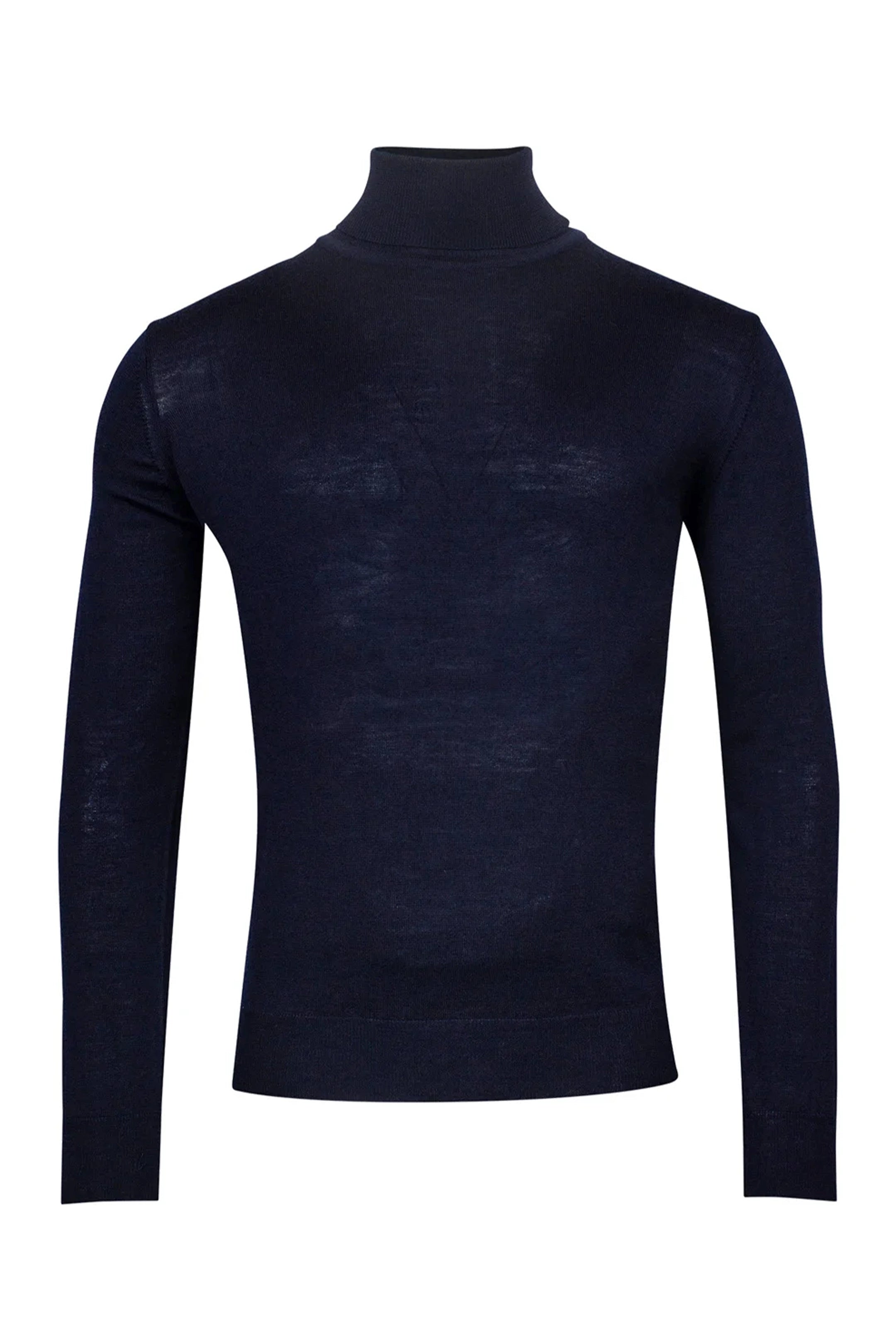 Baileys Wool High Neck Navy Pullover