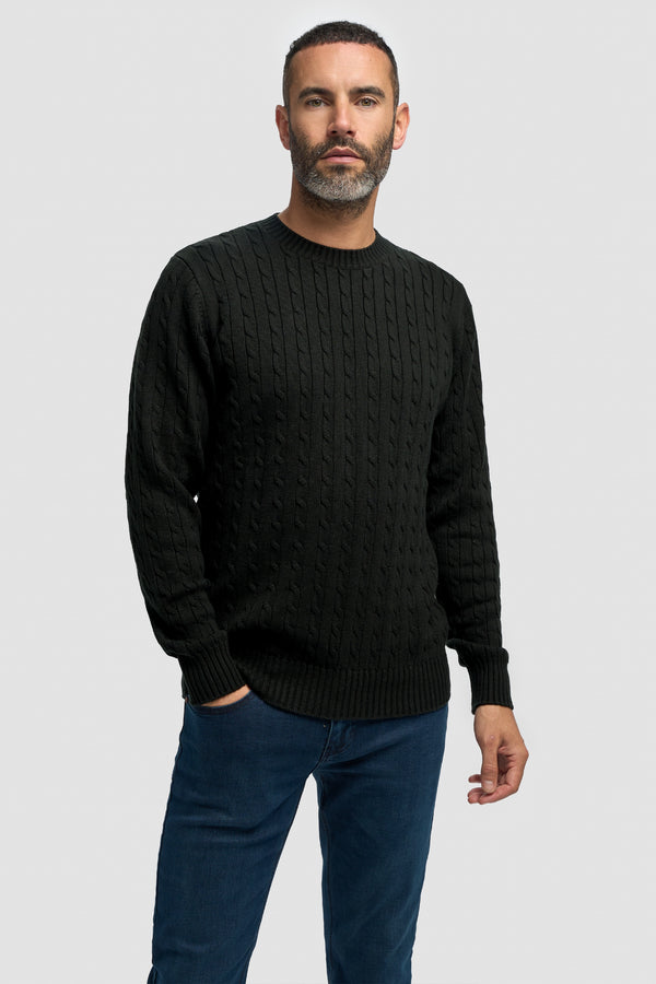 Foston Dark Green Jumper