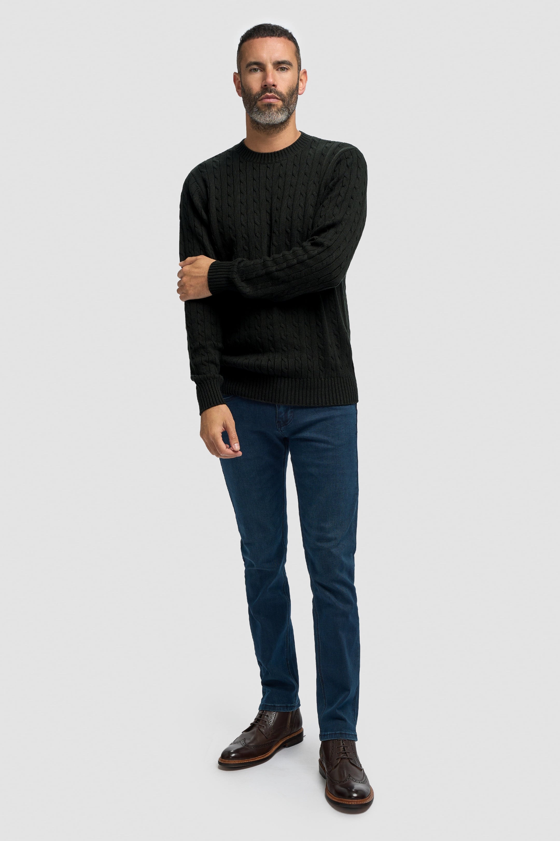 Foston Dark Green Jumper