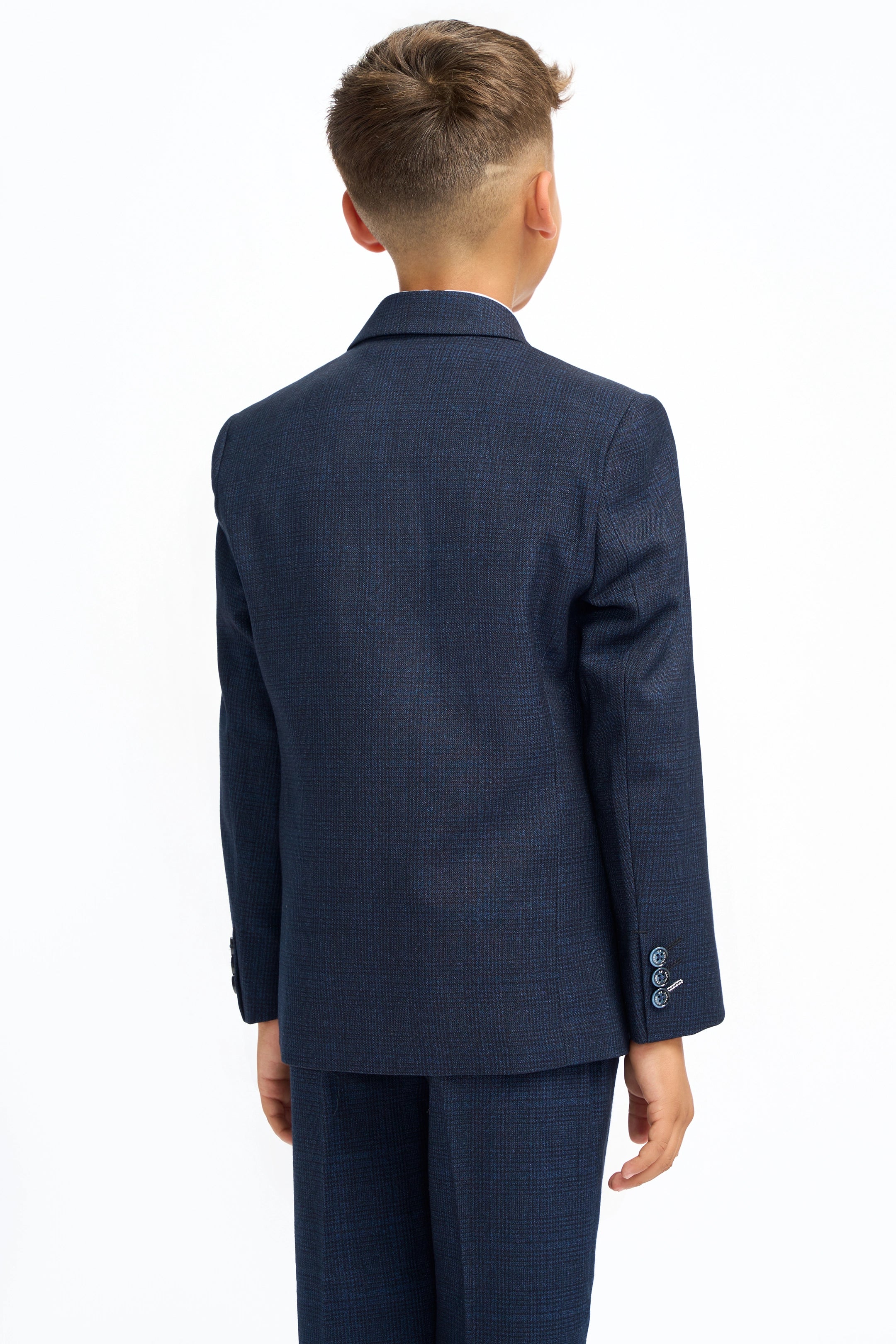 Boys Caridi Navy Three Piece Suit