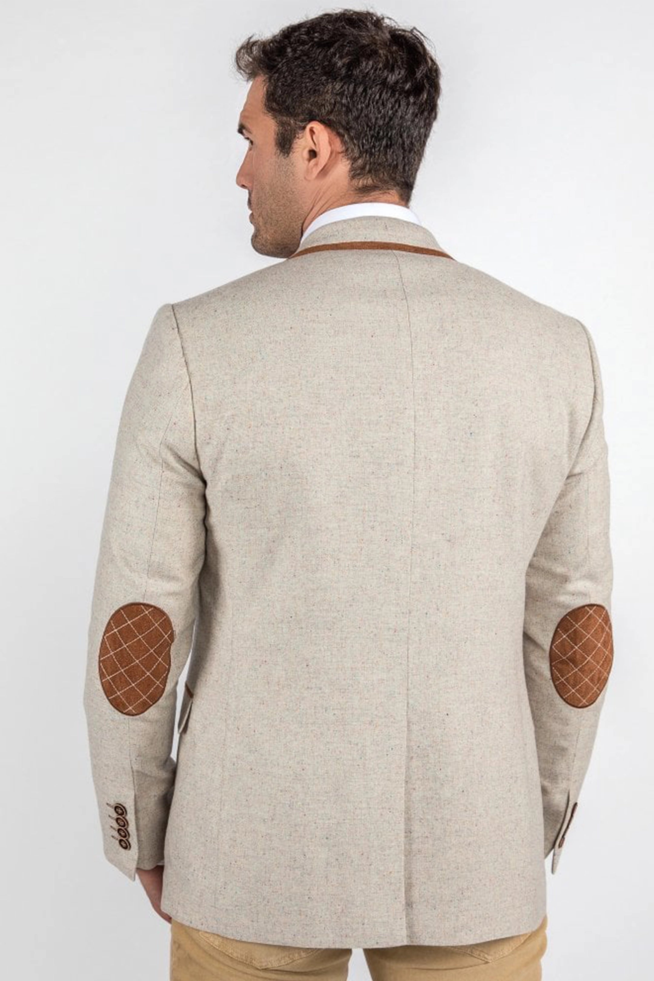 Claudio Lugli Tailored Beige Jacket with Waistcoat