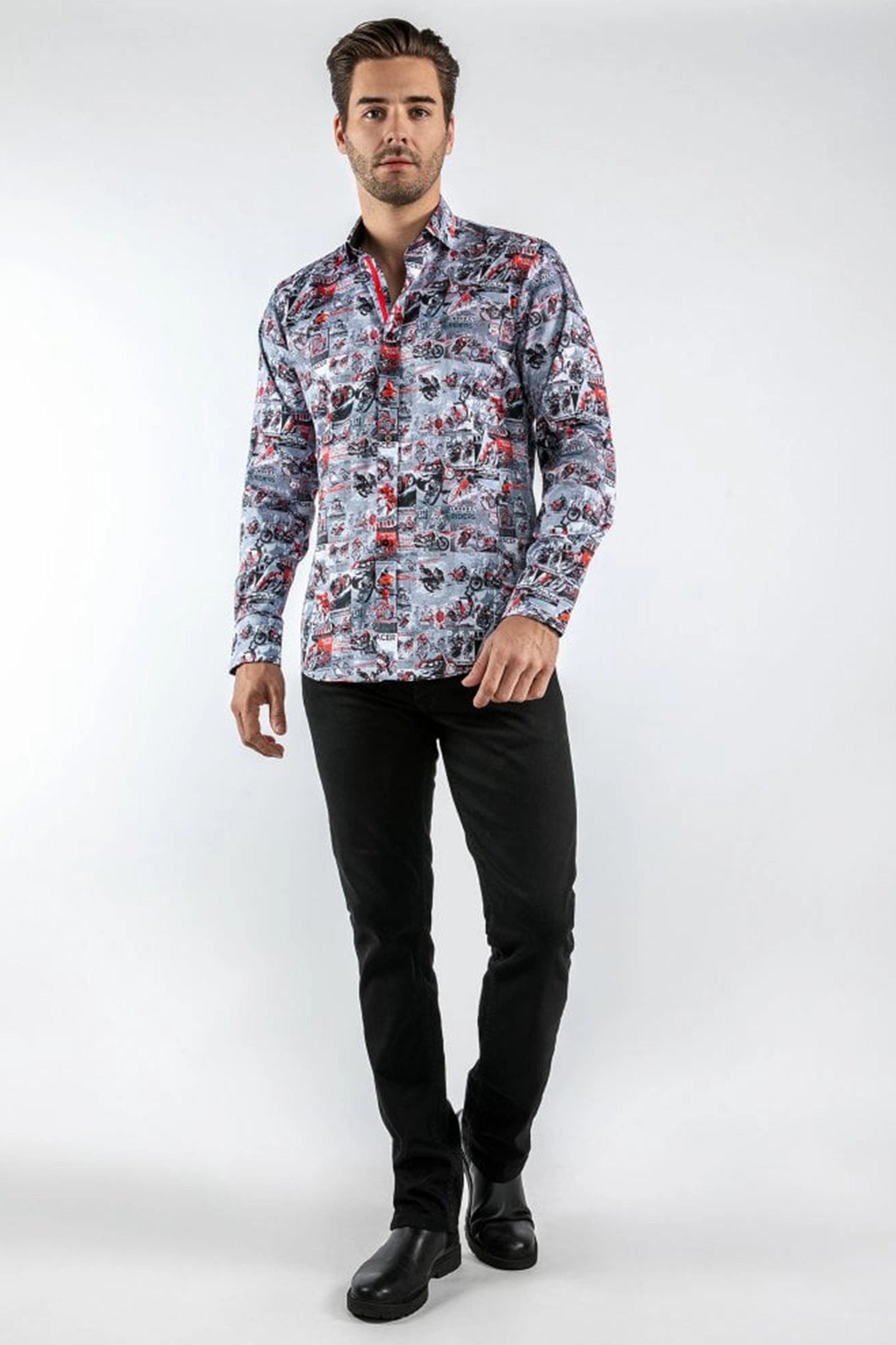Claudio Lugli Vintage Motorbike Race Shirt