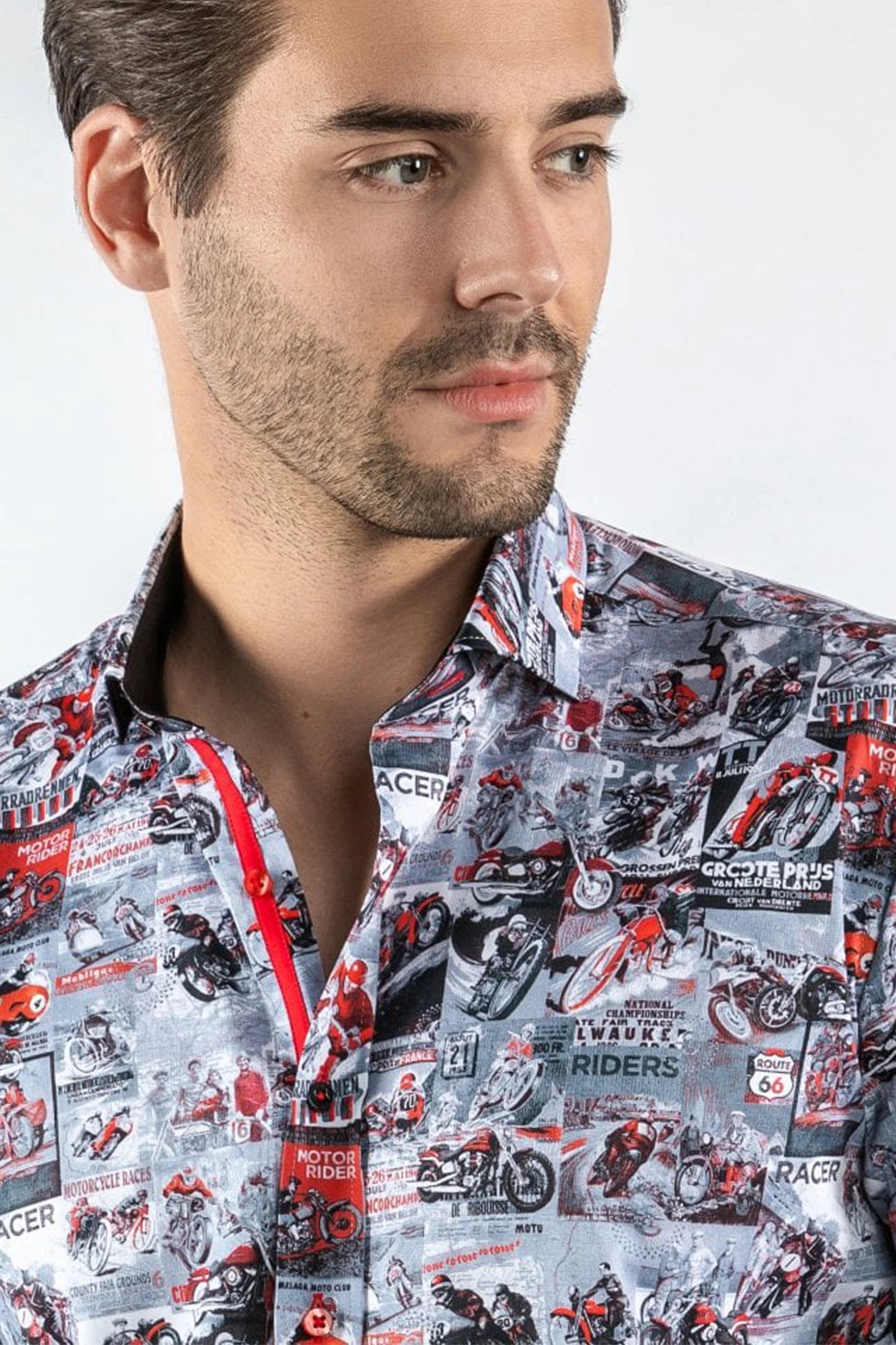 Claudio Lugli Vintage Motorbike Race Shirt