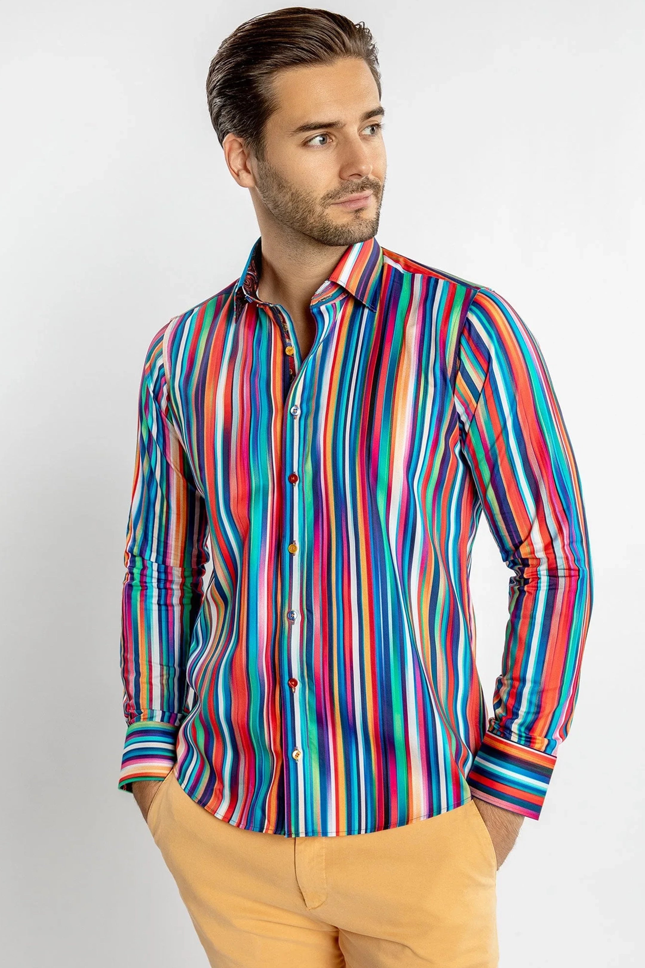 Claudio Lugli Multi Stripe Shirt