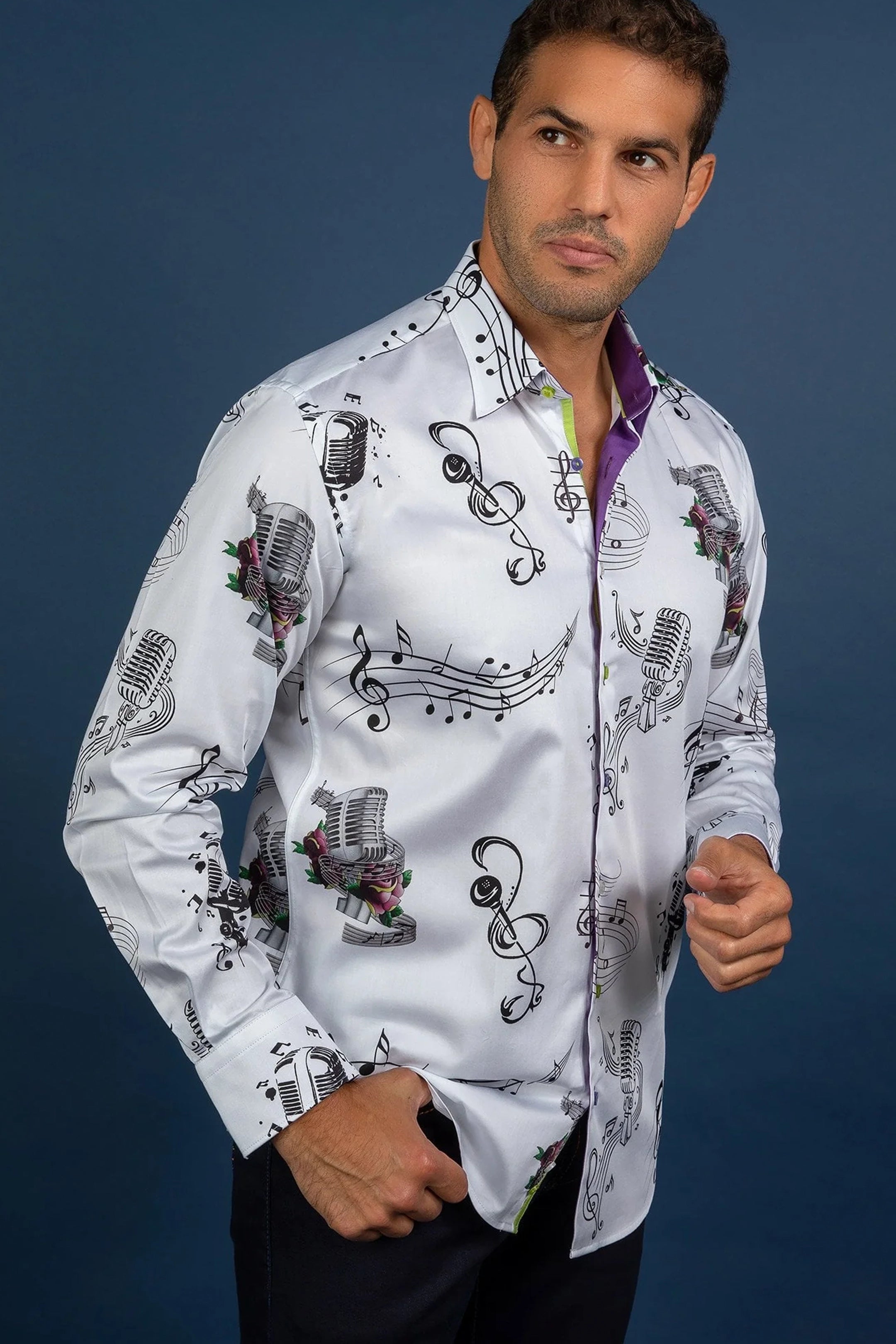 Claudio Lugli Lead Singer Print Shirt