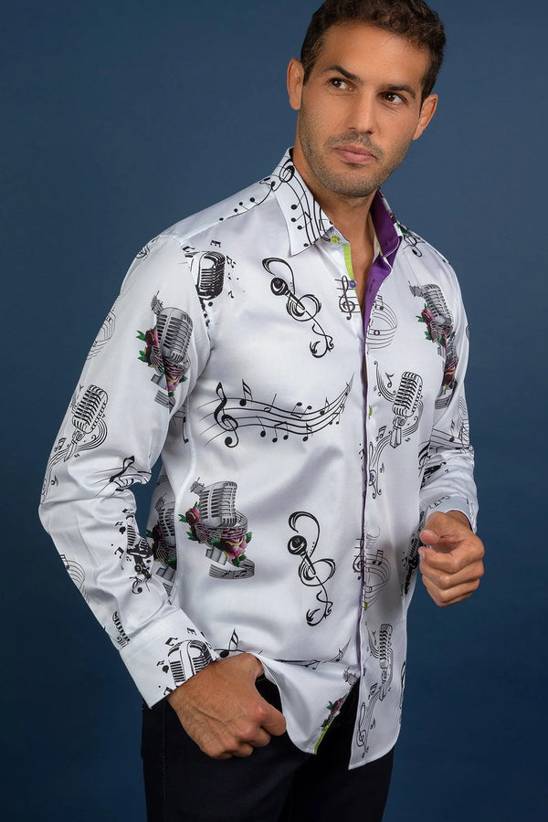 Claudio Lugli Lead Singer Print Shirt