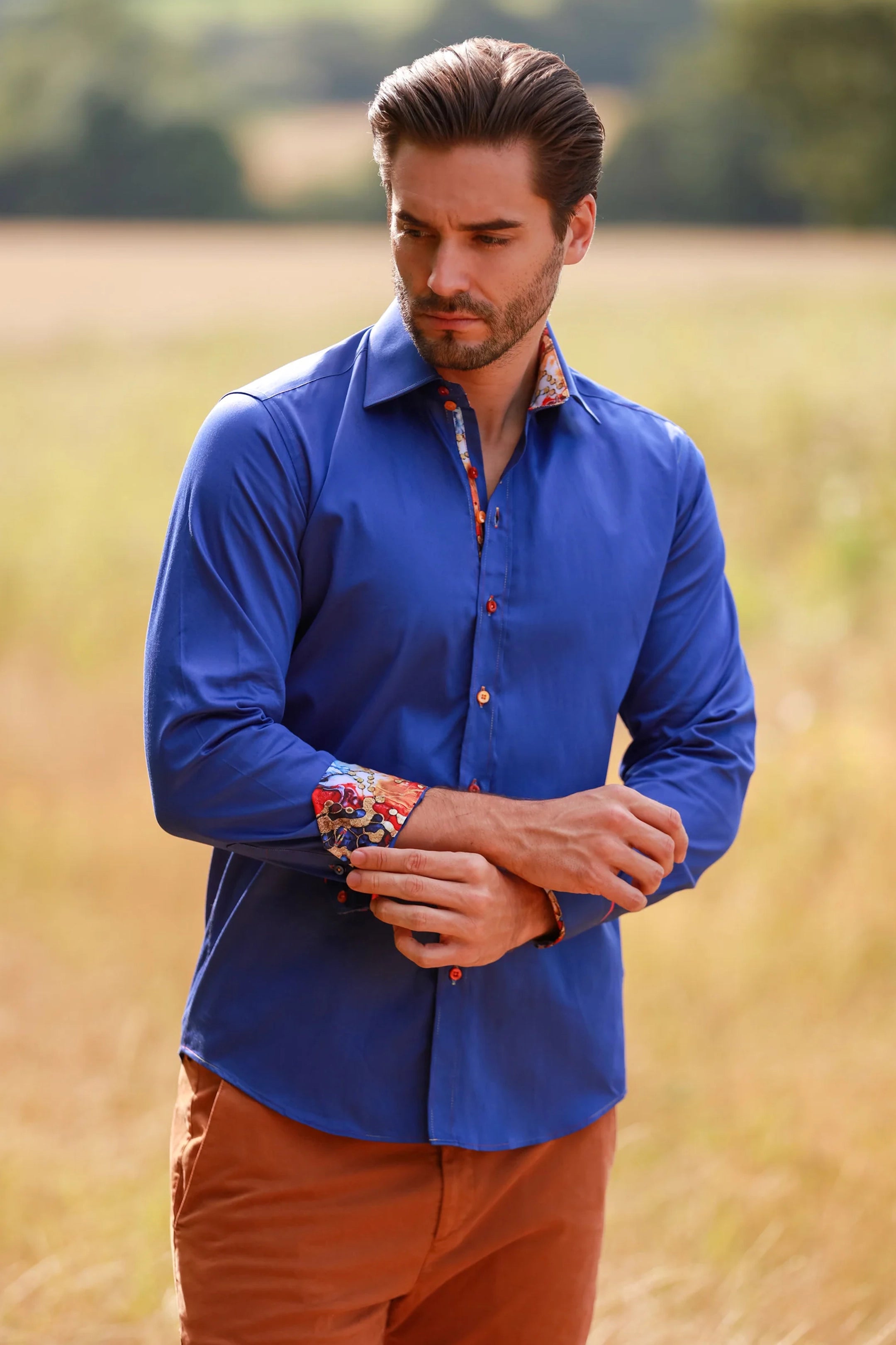 Claudio Lugli Classic Signature Plain Shirt