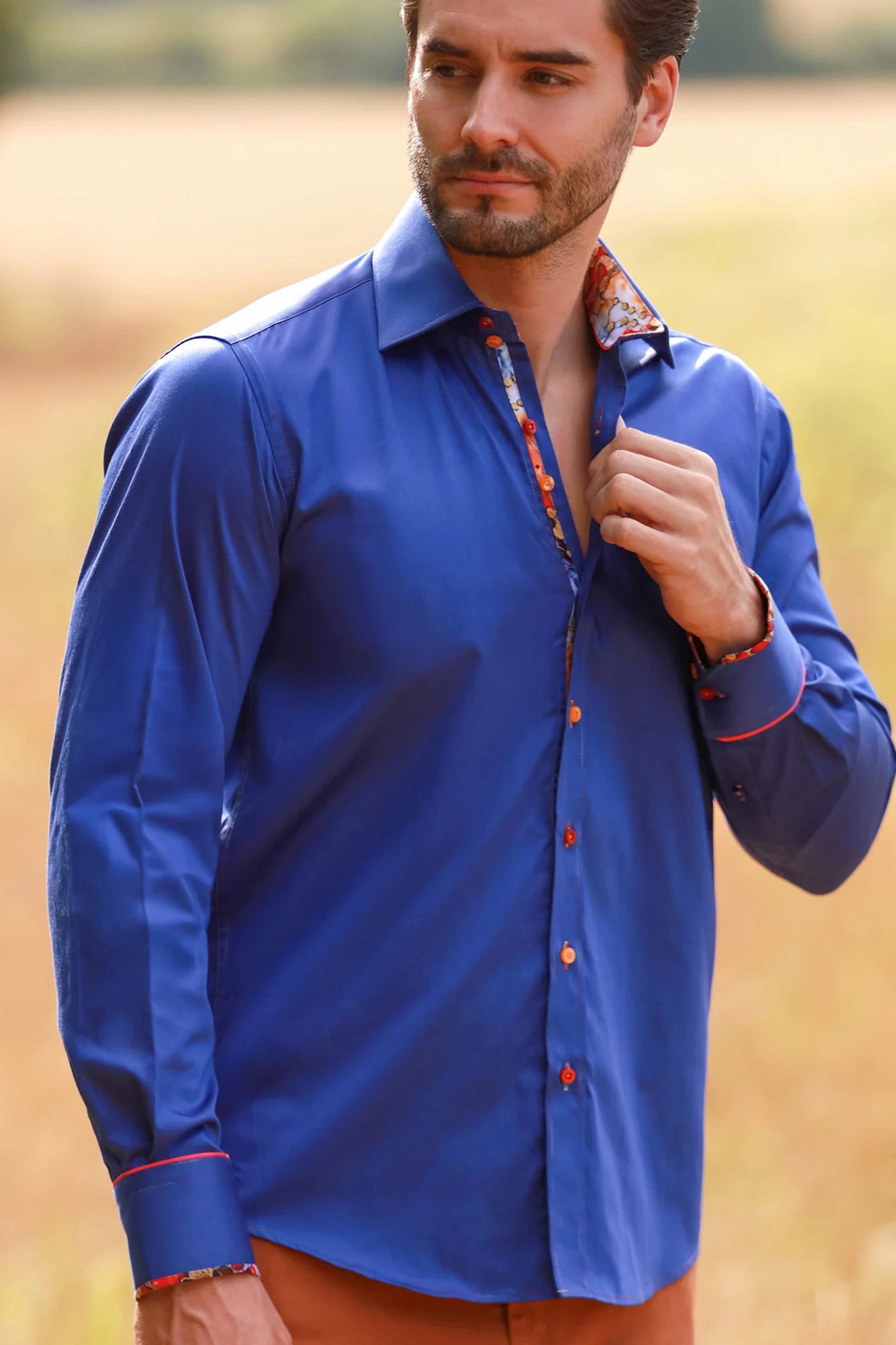 Claudio Lugli Classic Signature Plain Shirt