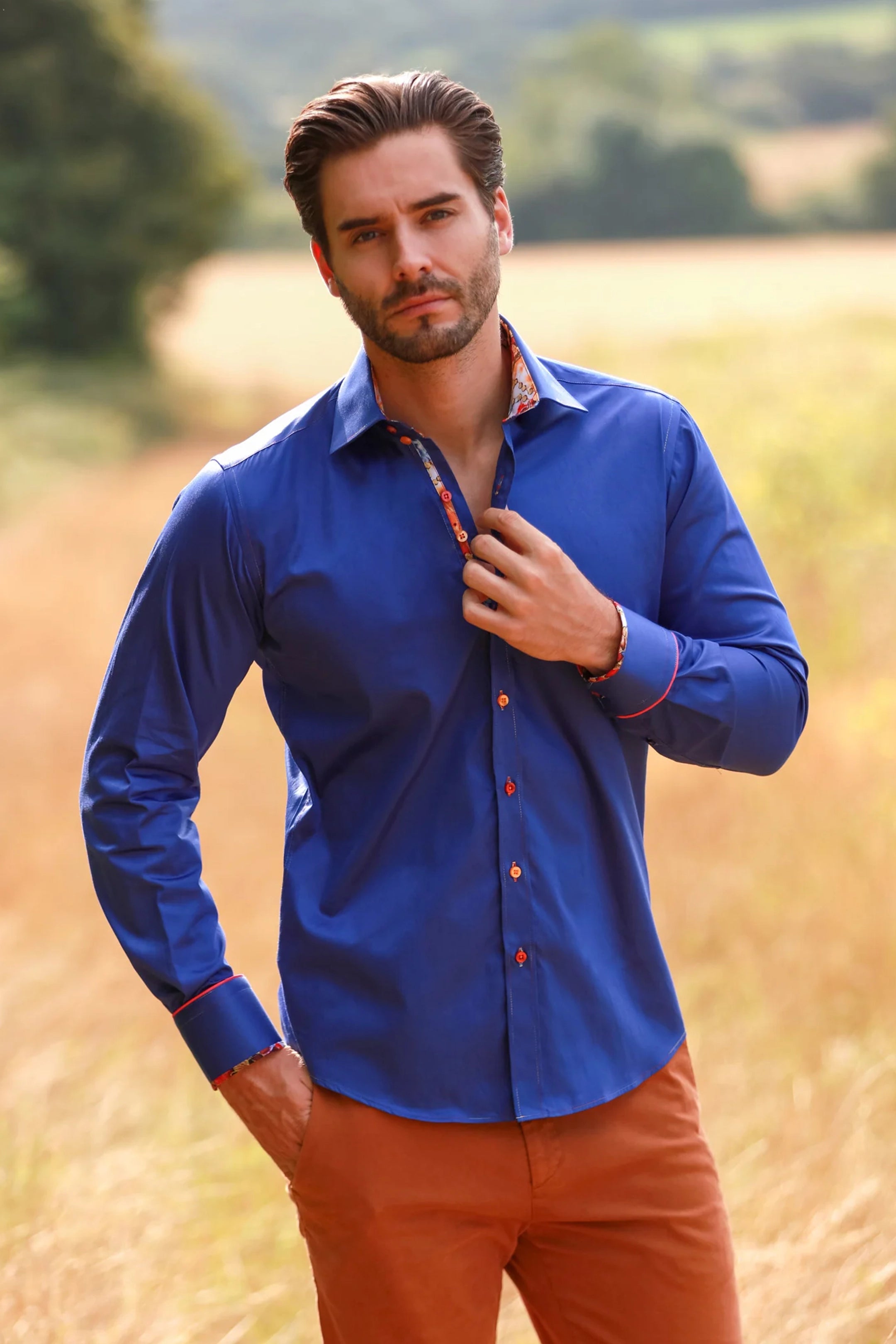 Claudio Lugli Classic Signature Plain Shirt