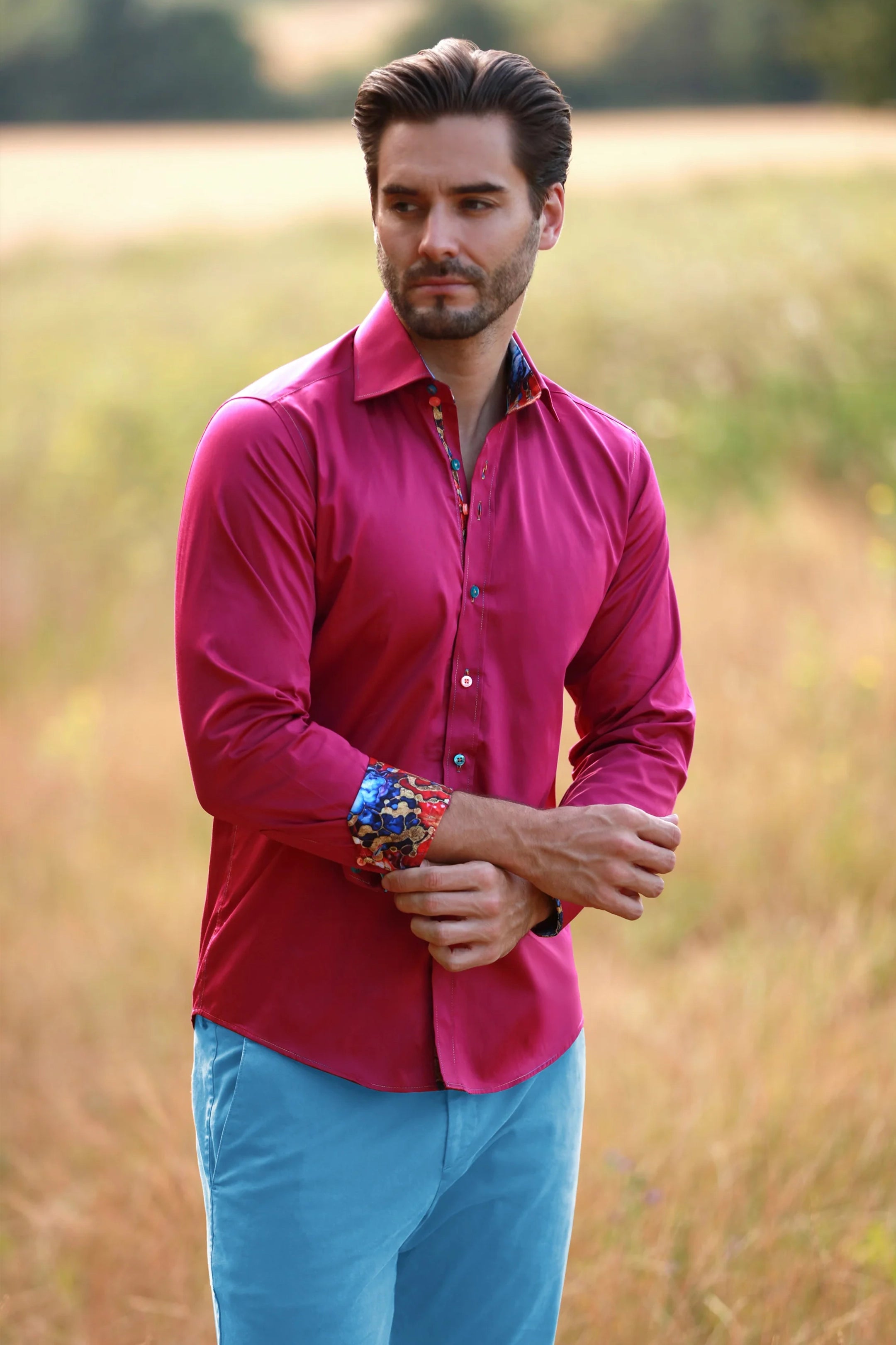 Claudio Lugli Classic Signature Plain Shirt