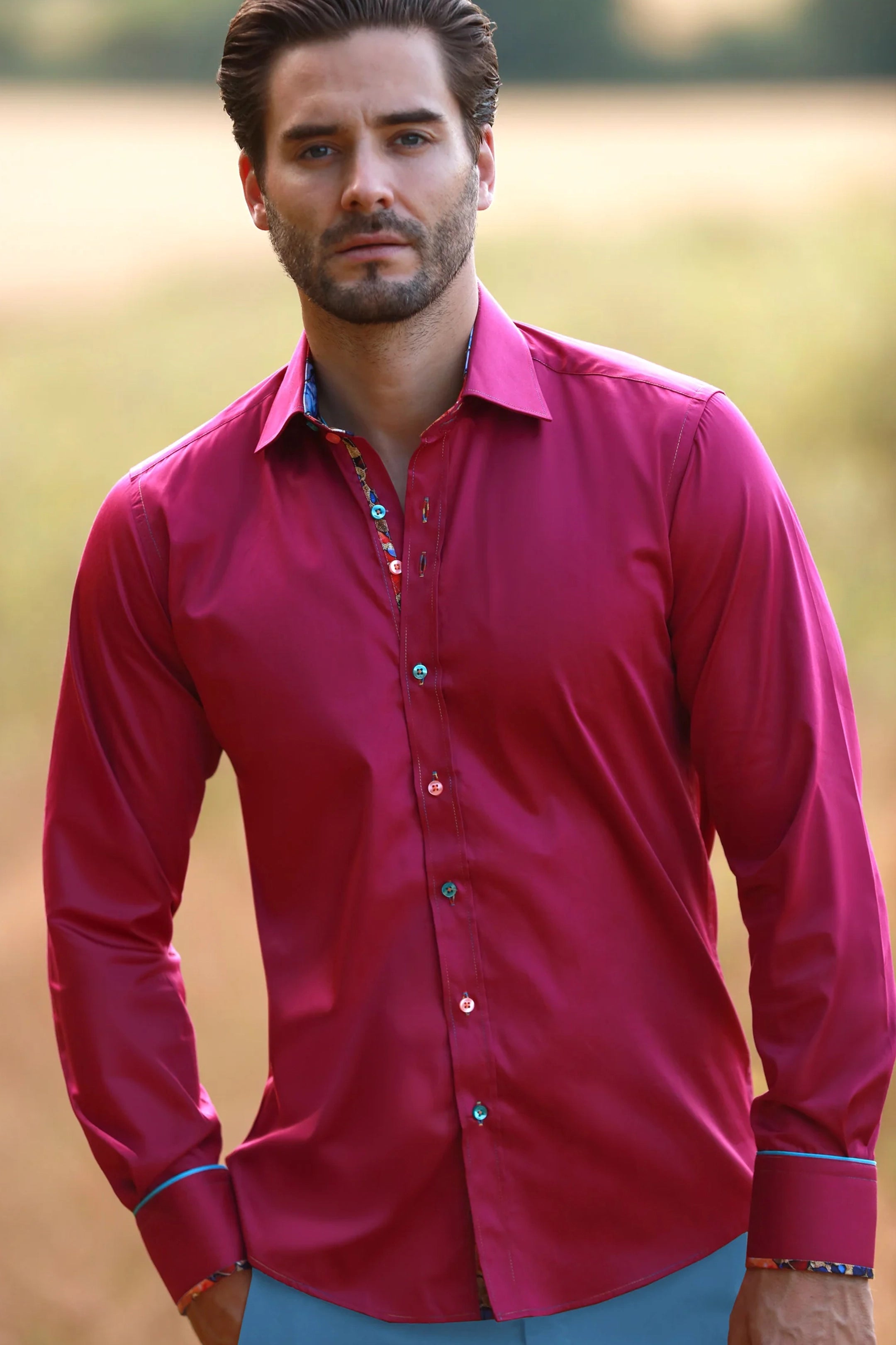 Claudio Lugli Classic Signature Plain Shirt