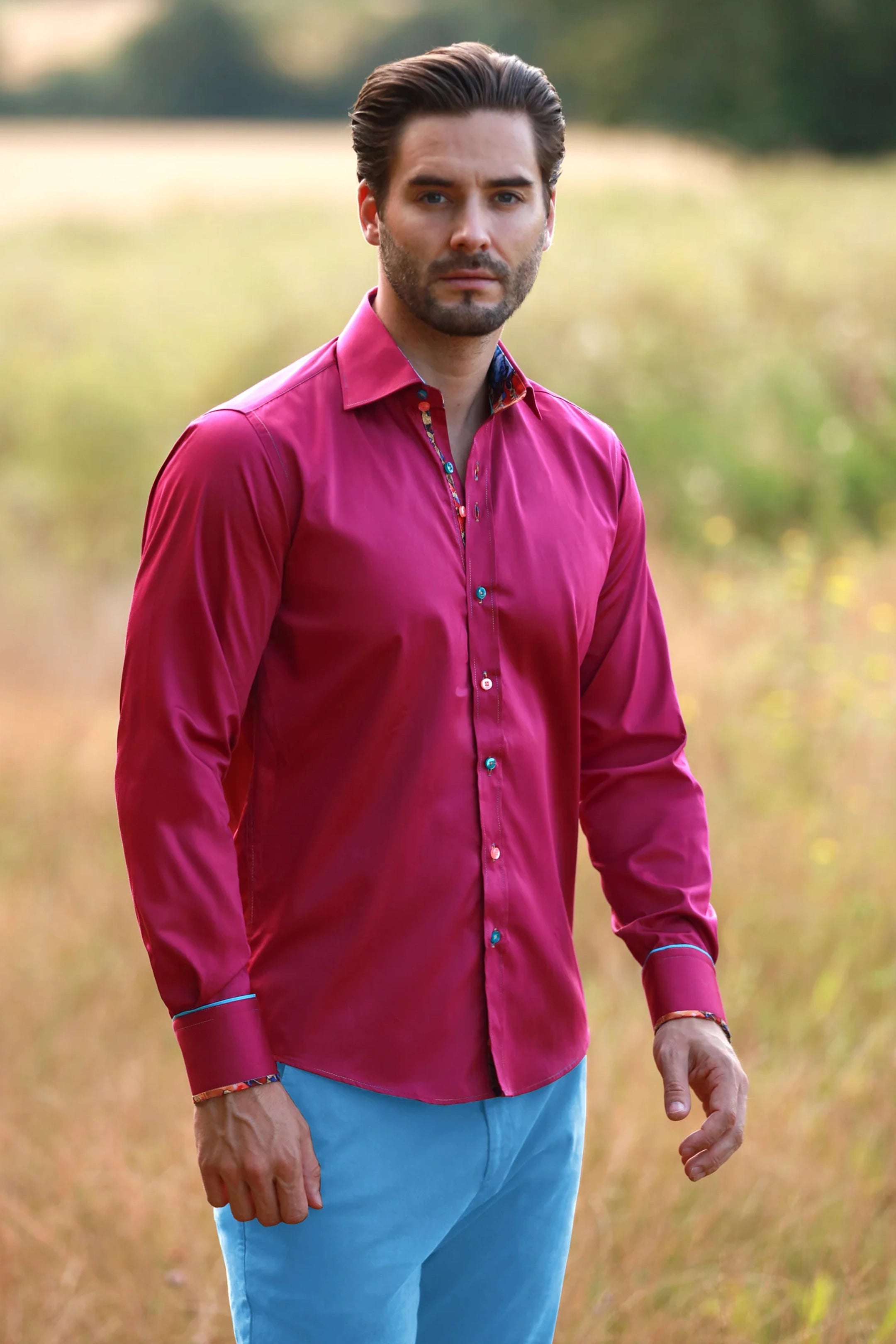 Claudio Lugli Classic Signature Plain Shirt