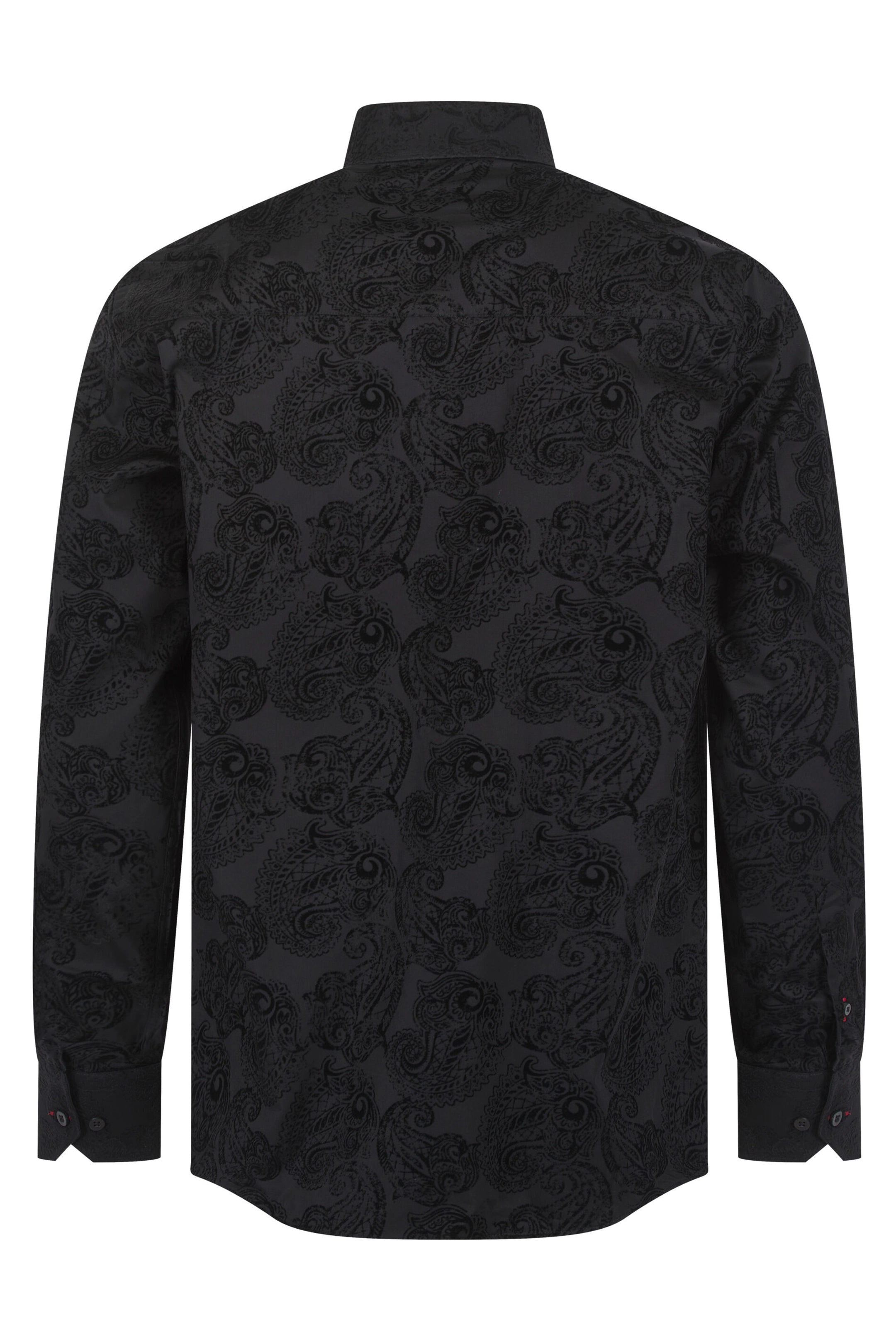 Claudio Lugli Paisley Flocked Shirt