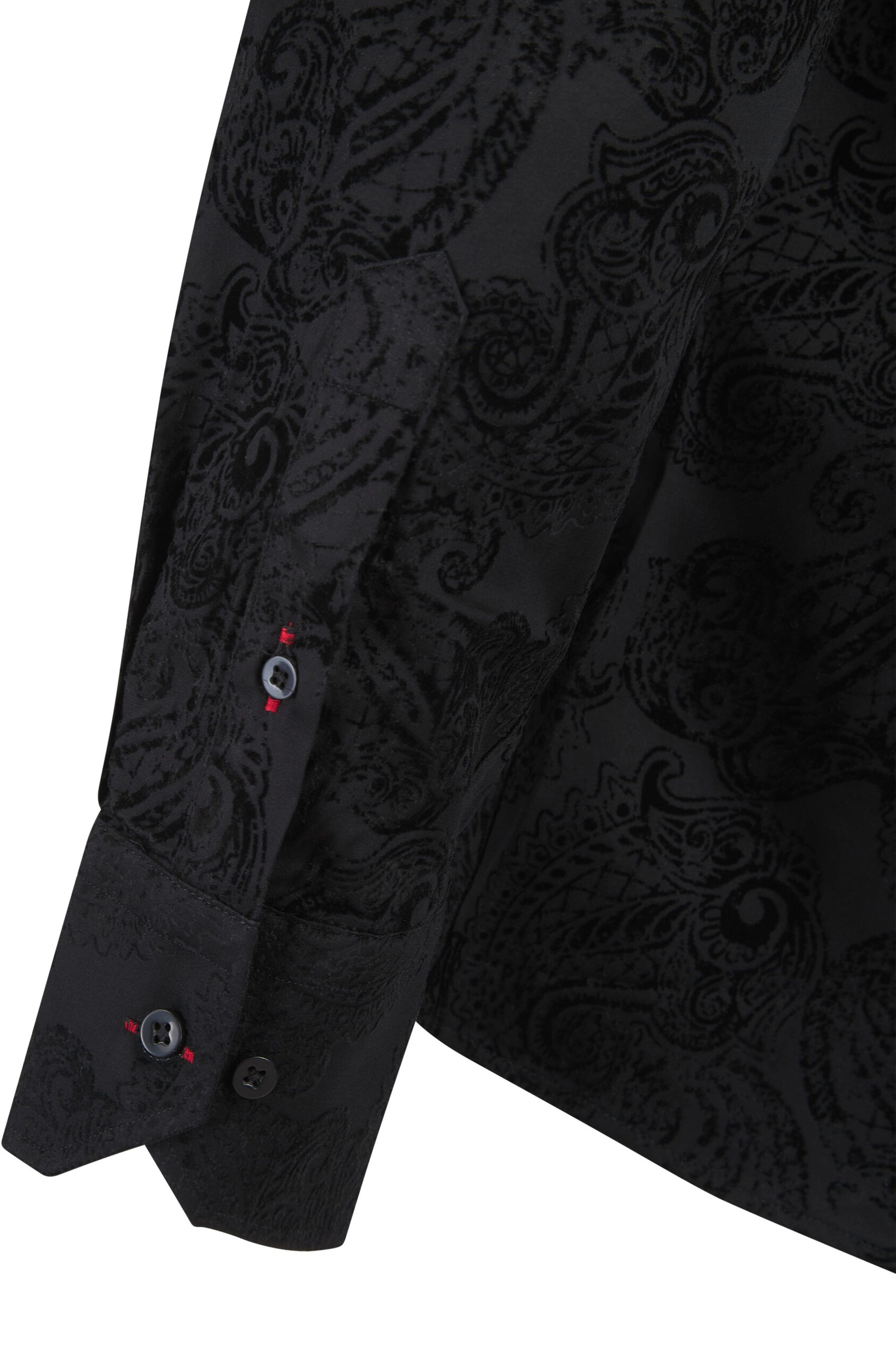 Claudio Lugli Paisley Flocked Shirt