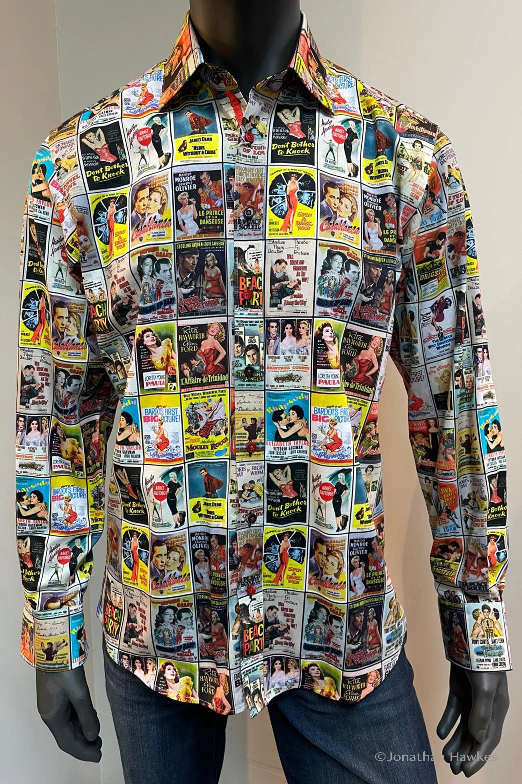 Claudio Lugli Black Movie Posters Shirt