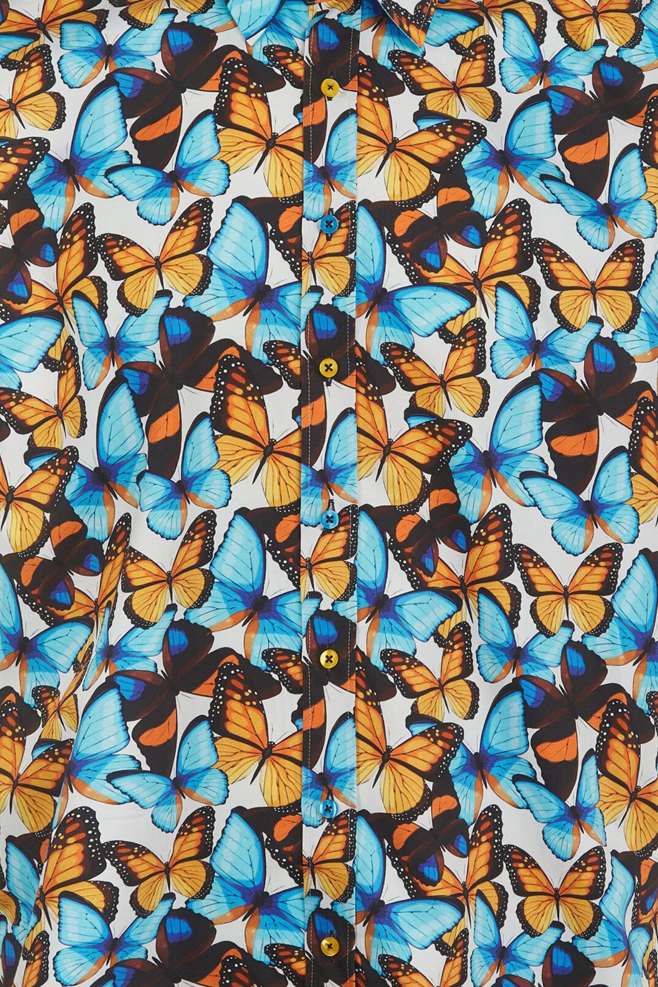Claudio Lugli Butterfly Short Sleeve Shirt