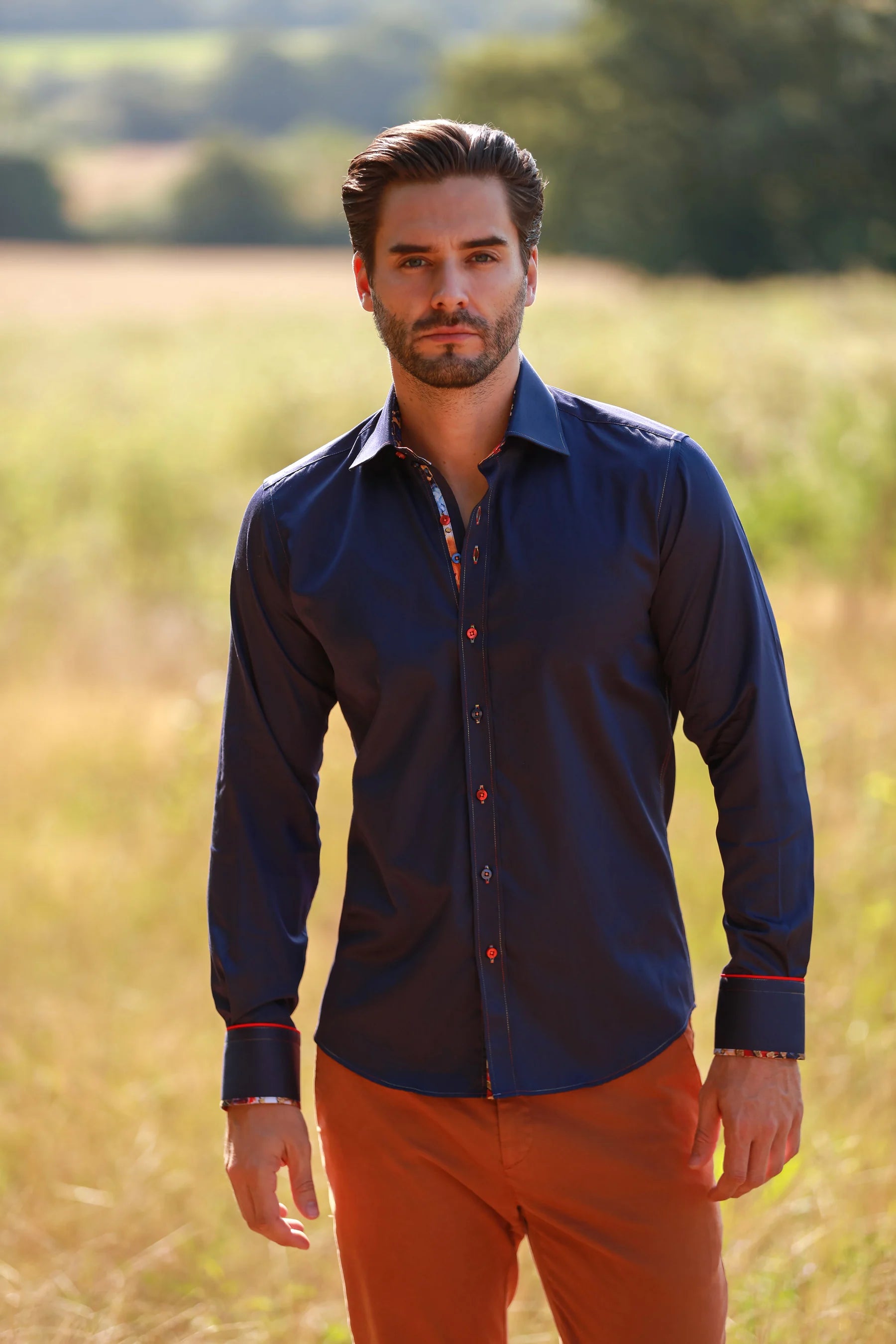 Claudio Lugli Classic Signature Plain Shirt
