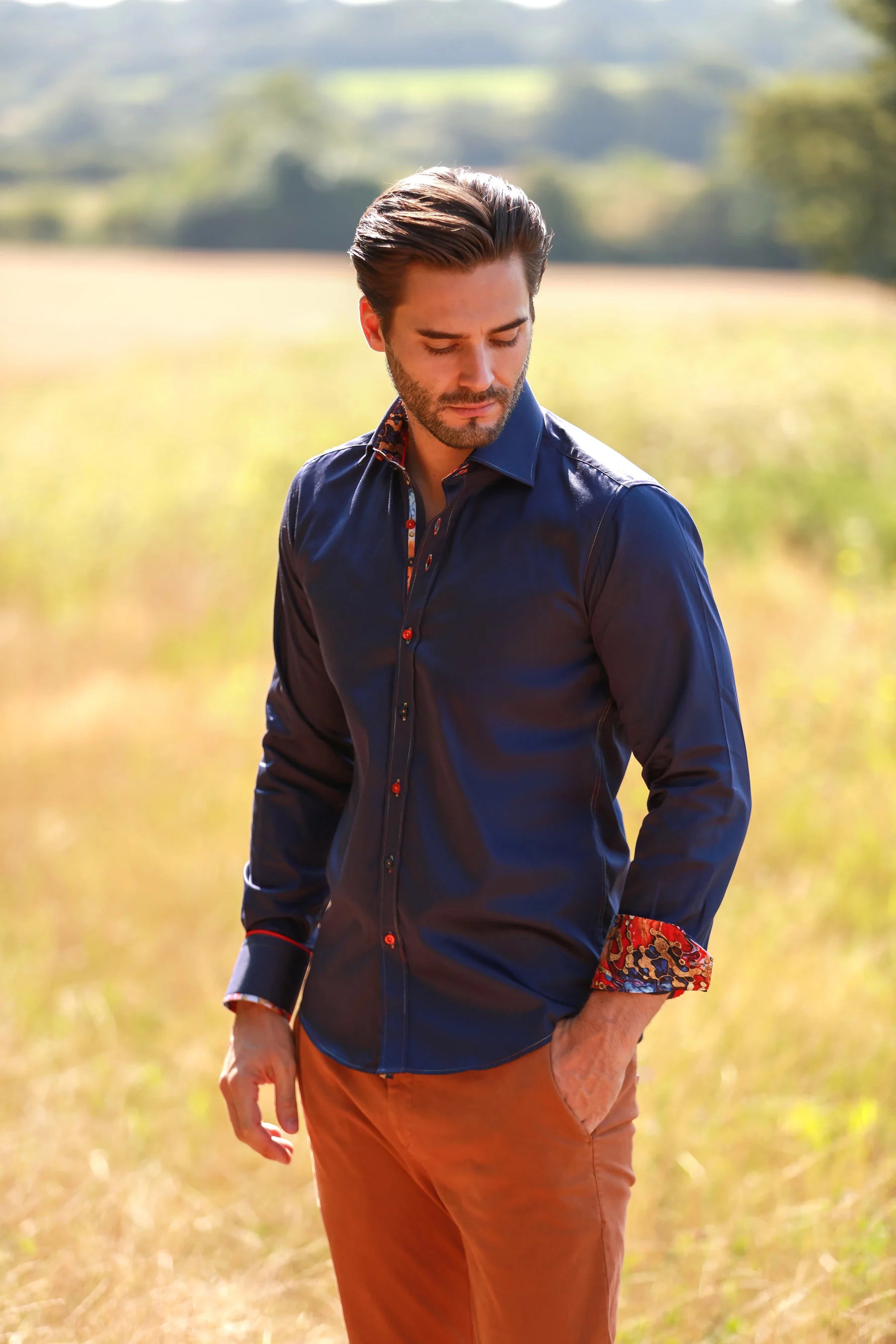 Claudio Lugli Classic Signature Plain Shirt