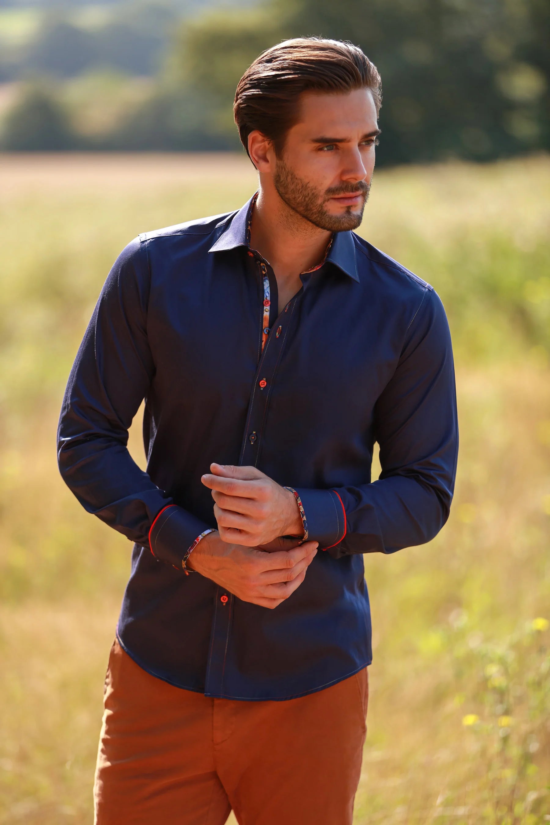 Claudio Lugli Classic Signature Plain Shirt