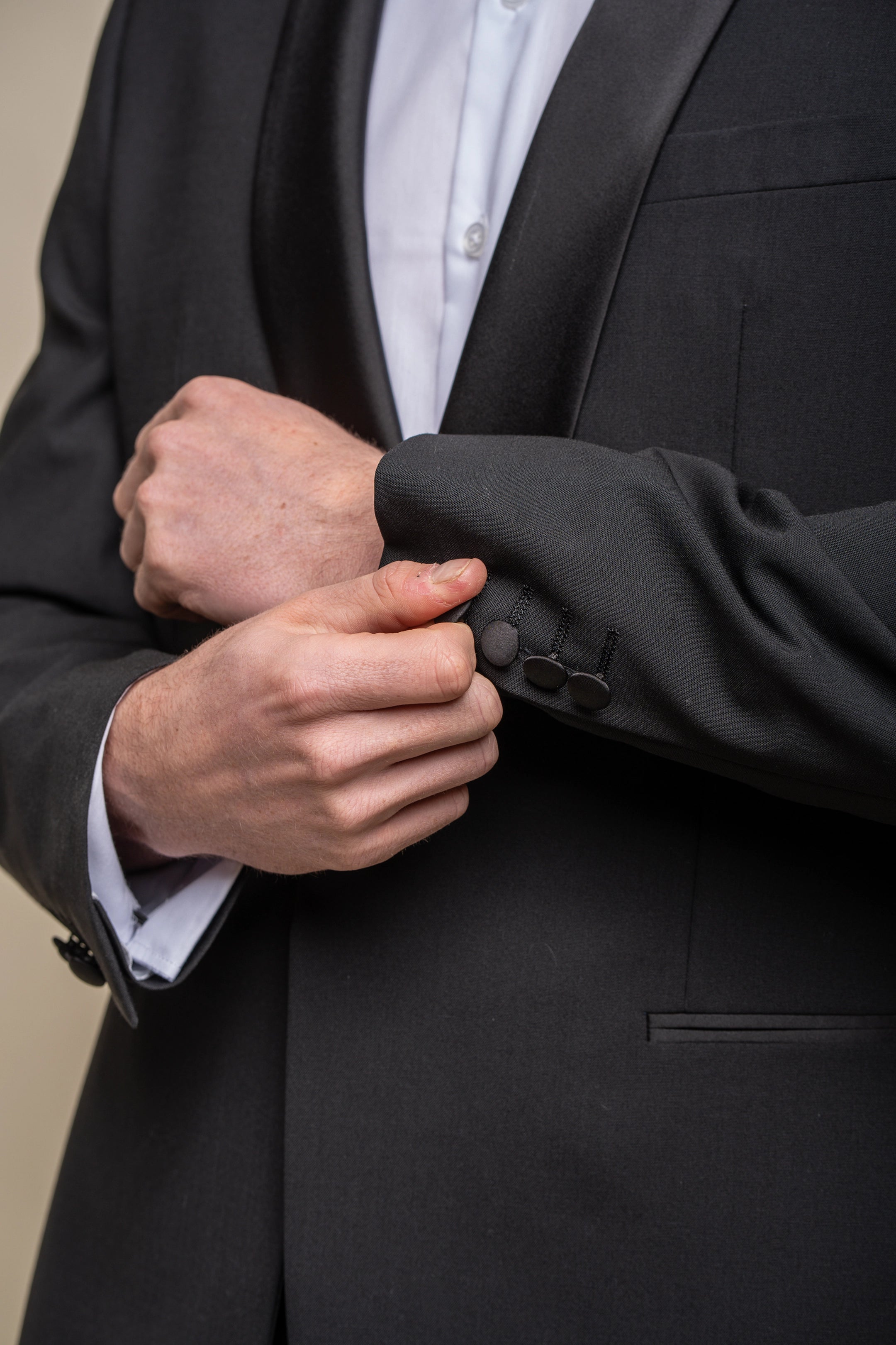 Aspen Black Two Piece Dinner Suit