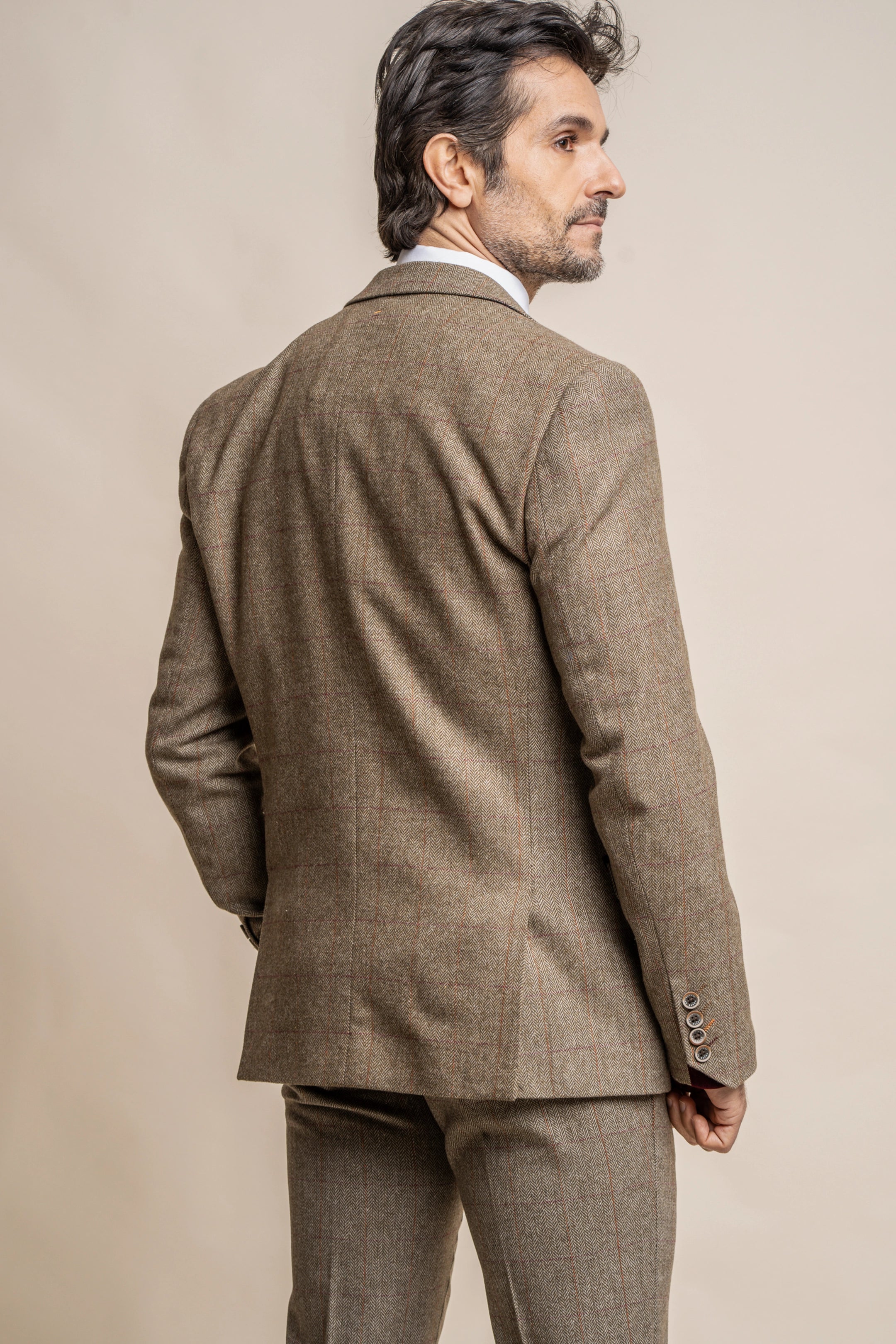 Gaston Sage Three Piece Suit