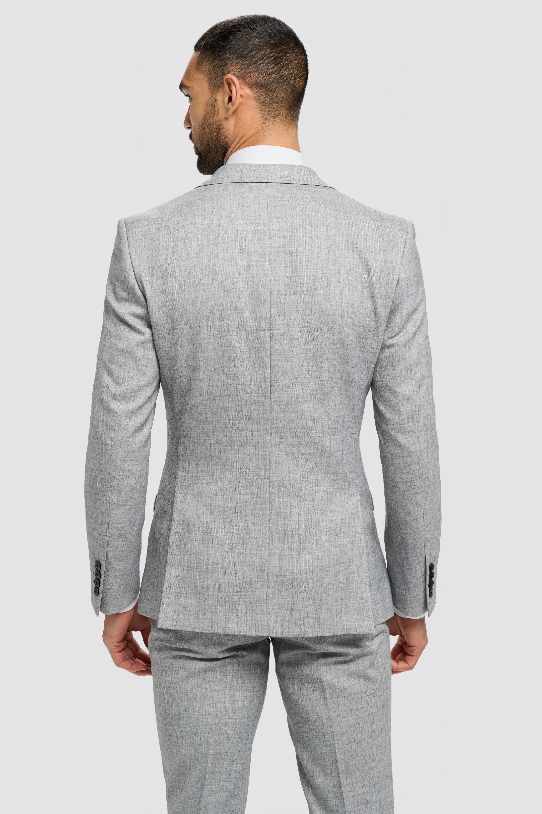 Malibu Grey Three Piece Suit