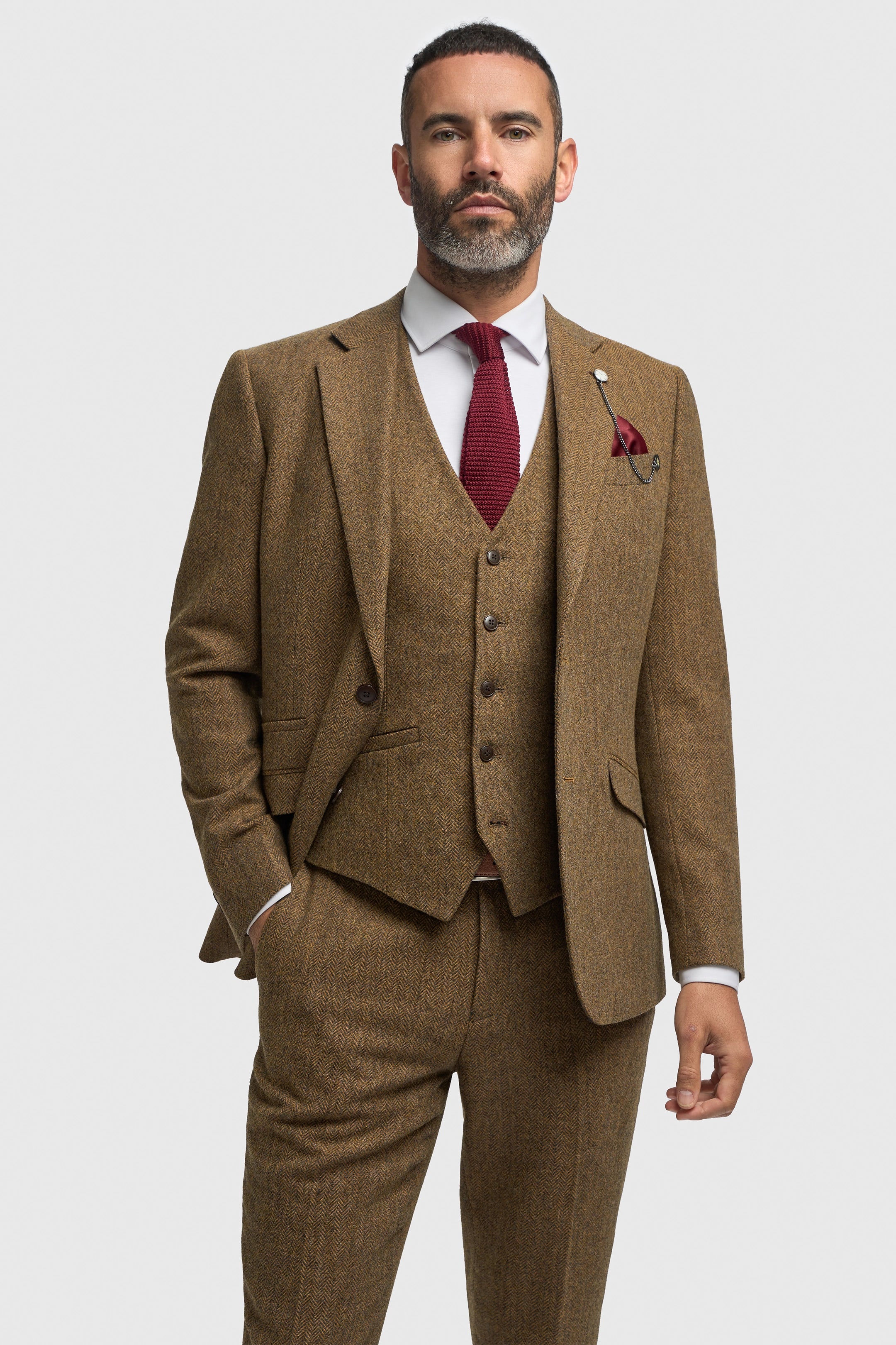Thomas Brown Tweed Three Piece Suit