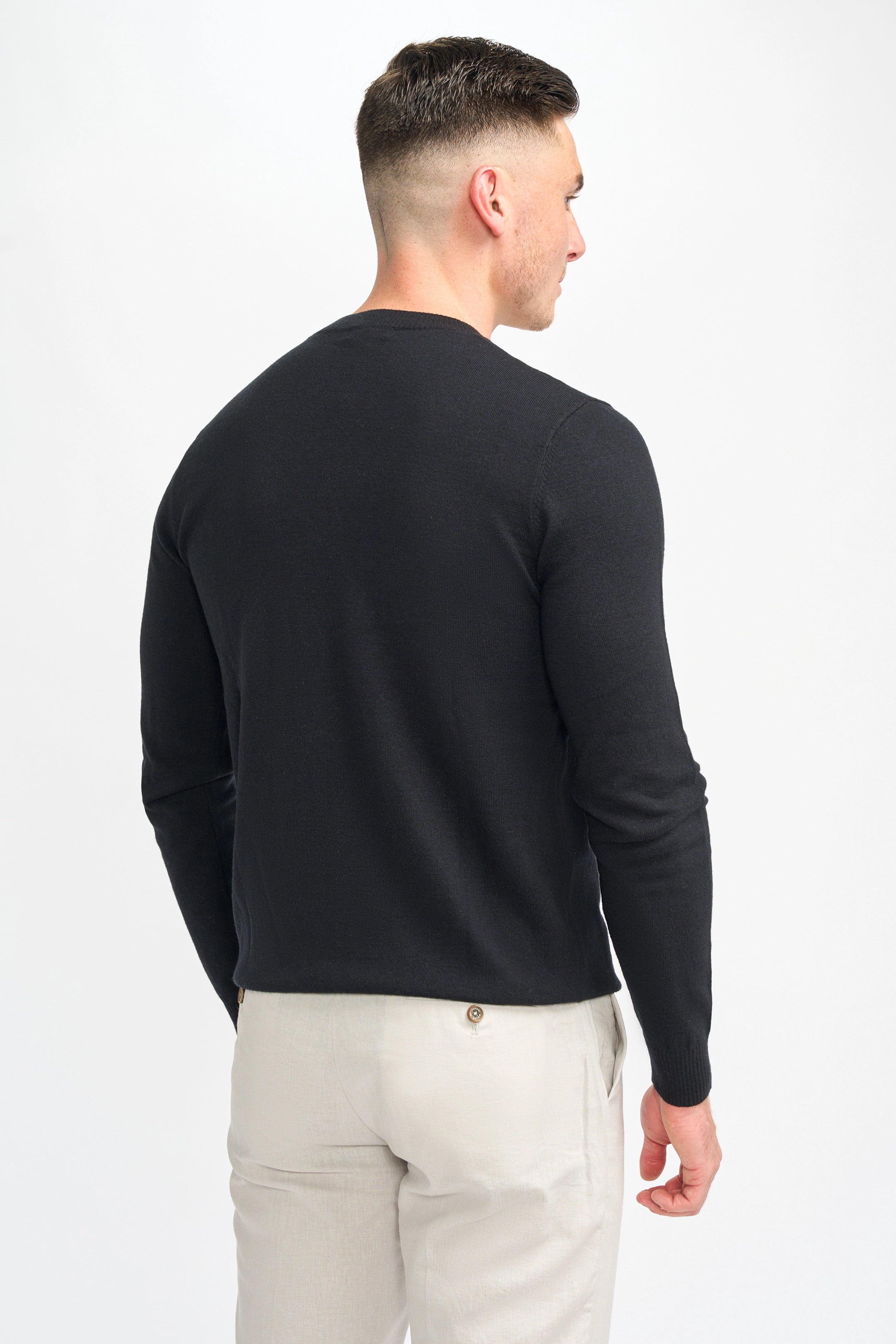 Connall Black Jumper