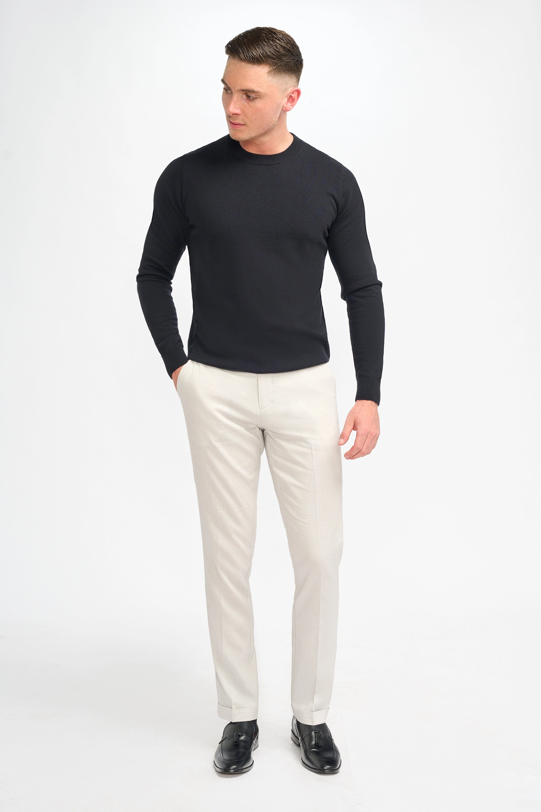 Connall Black Jumper