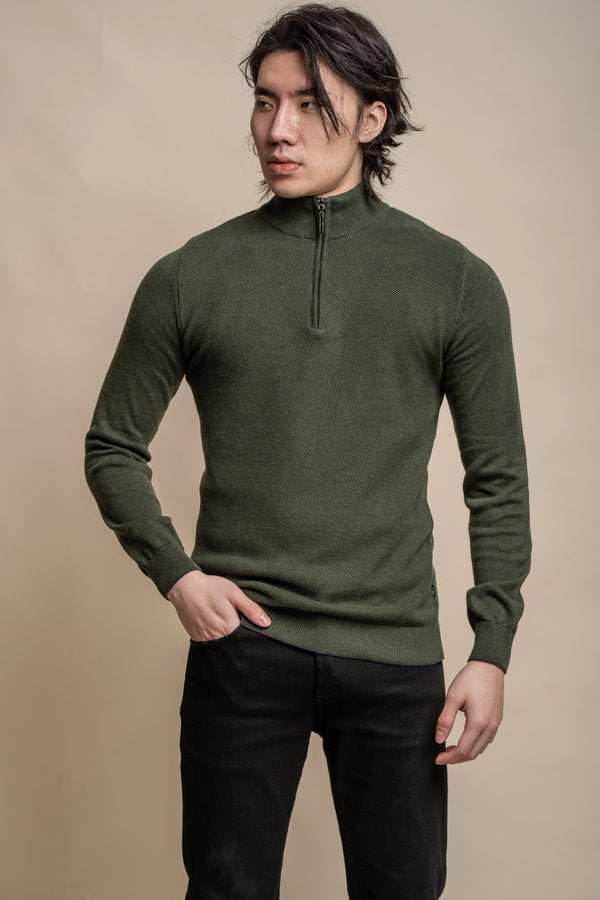 Kyle Half Zip Knit