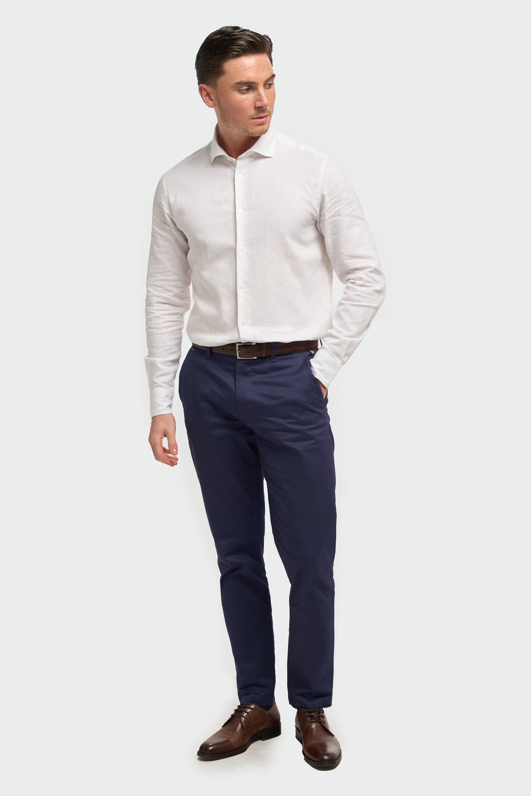 Matera White Long Sleeve Shirt